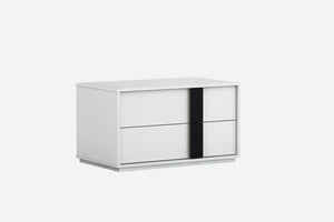 31" X 19" X 18" White Nightstand