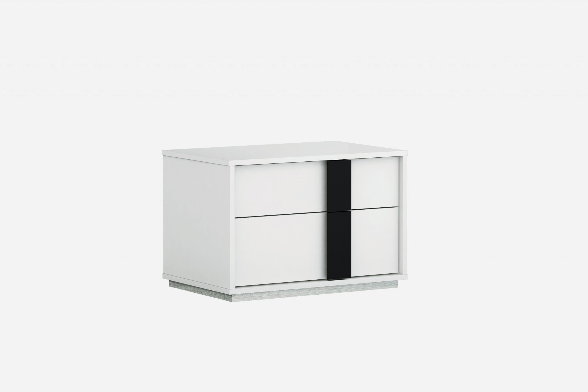 24" X 16" X 16" White Nightstand