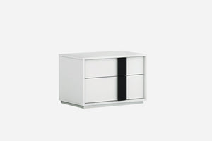 24" X 16" X 16" White Nightstand