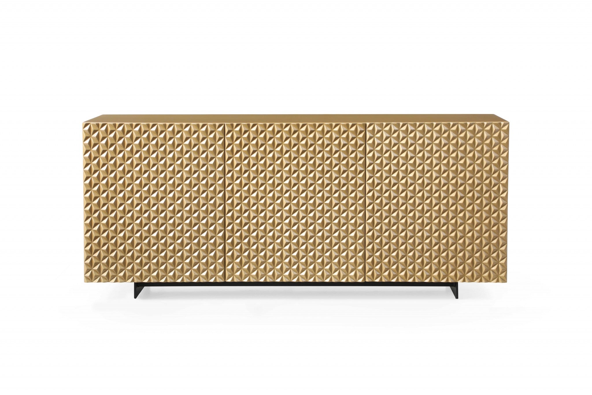 70.5" X 19.5" X 30" Gold Buffet