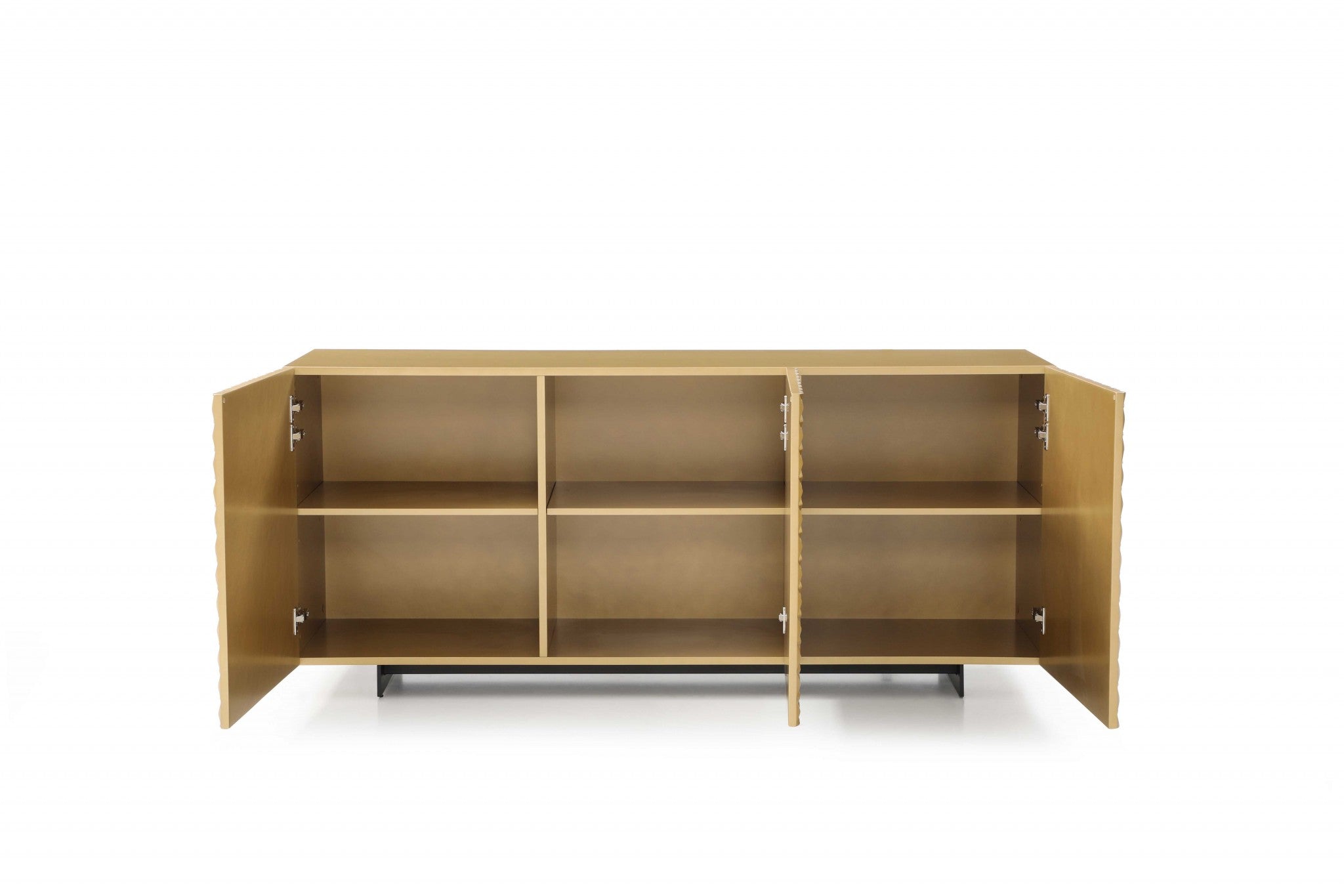 70.5" X 19.5" X 30" Gold Buffet