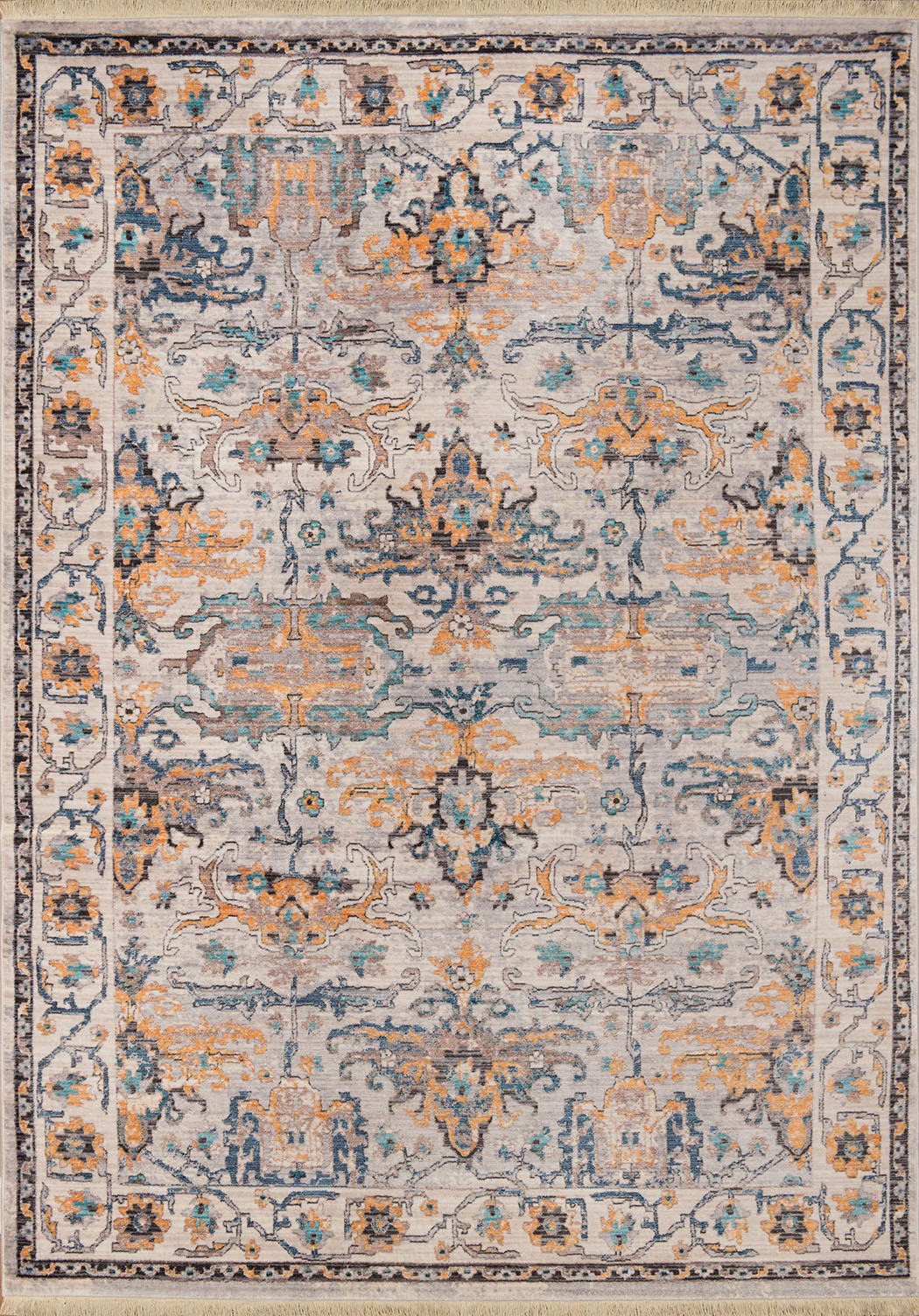150" x 180" Aqua Polyester Rug