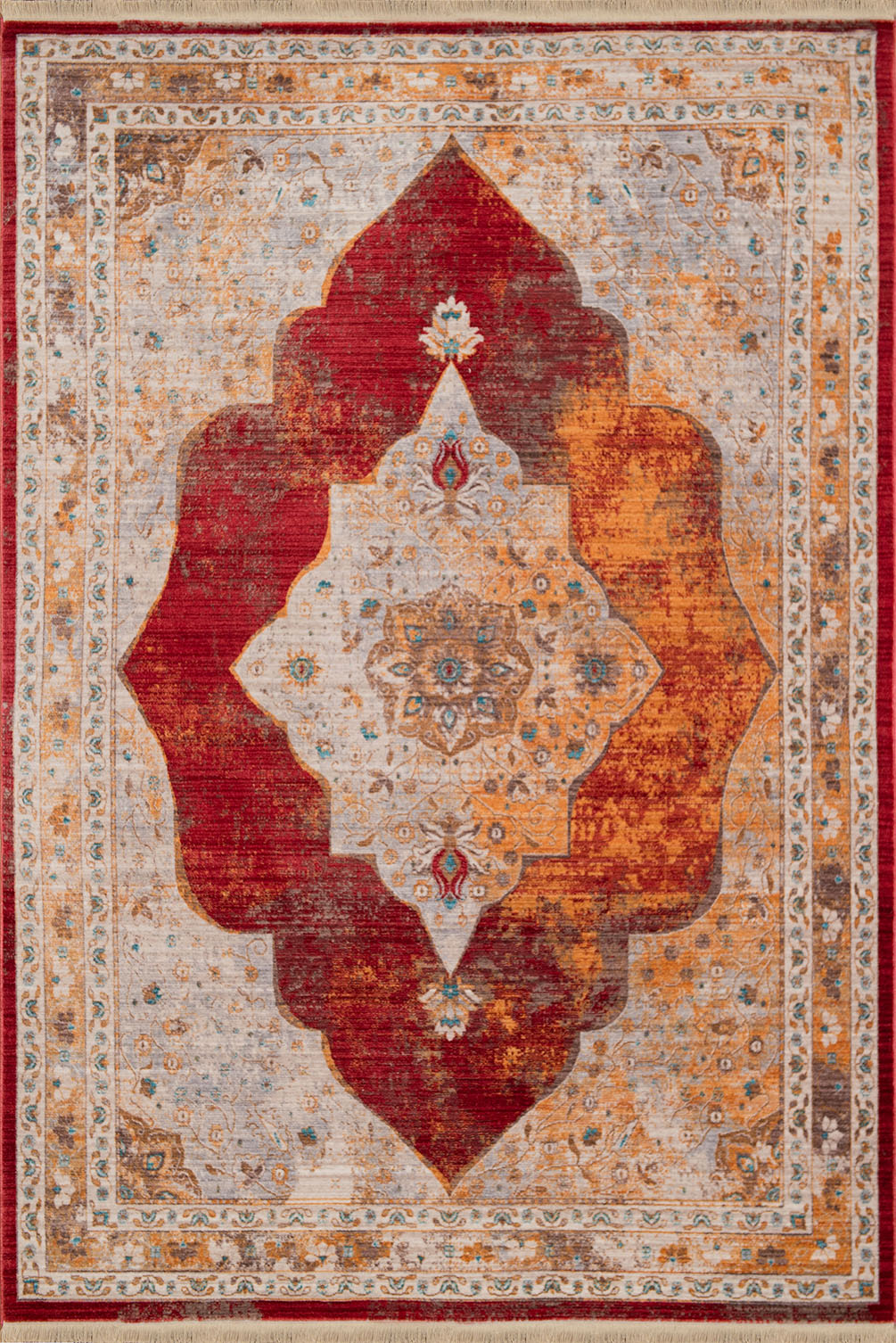 150" x 180" Garnet Polyester Rug