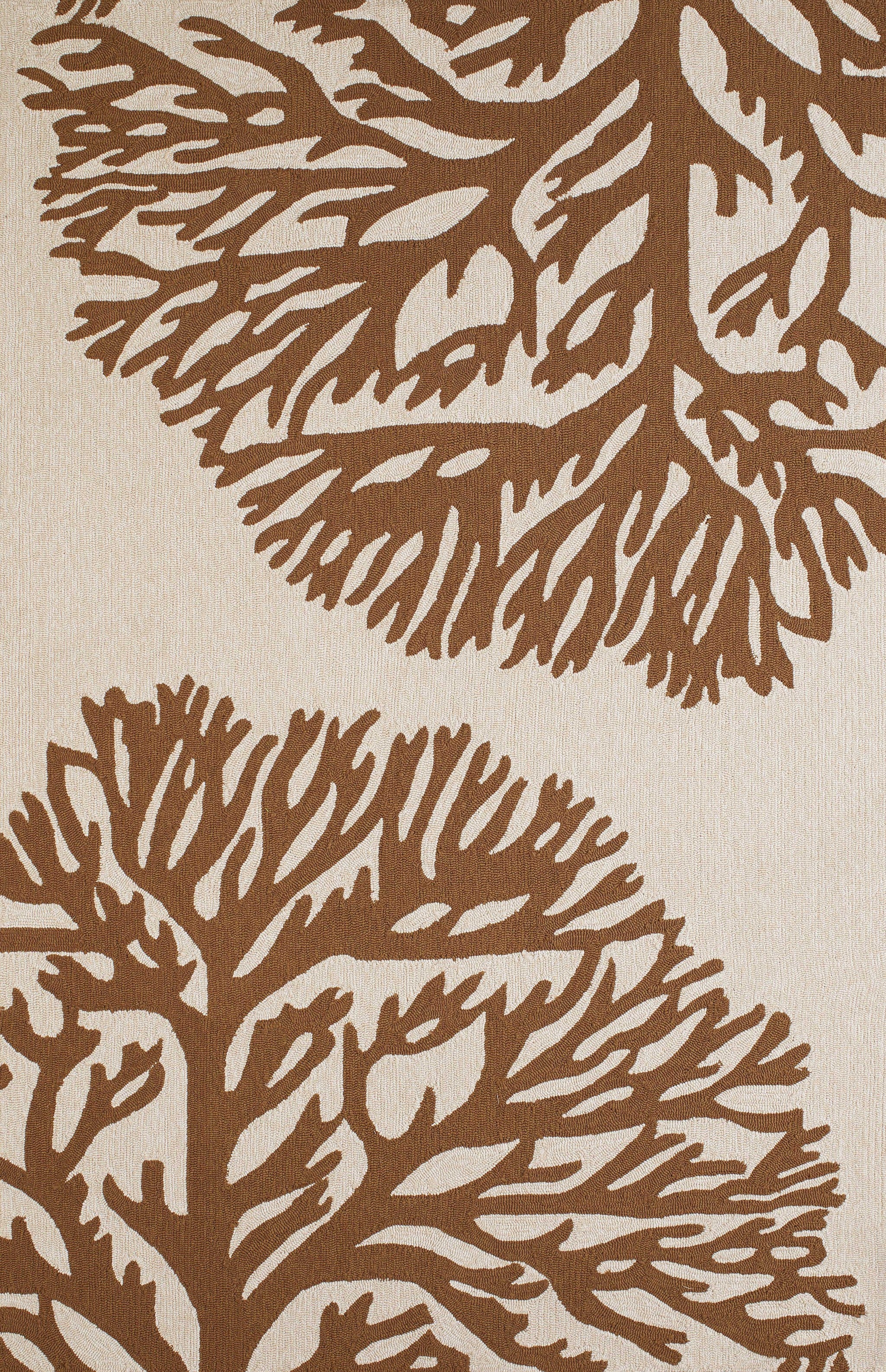 94" x 118" Chocolate Polypropylene Oversize Rug