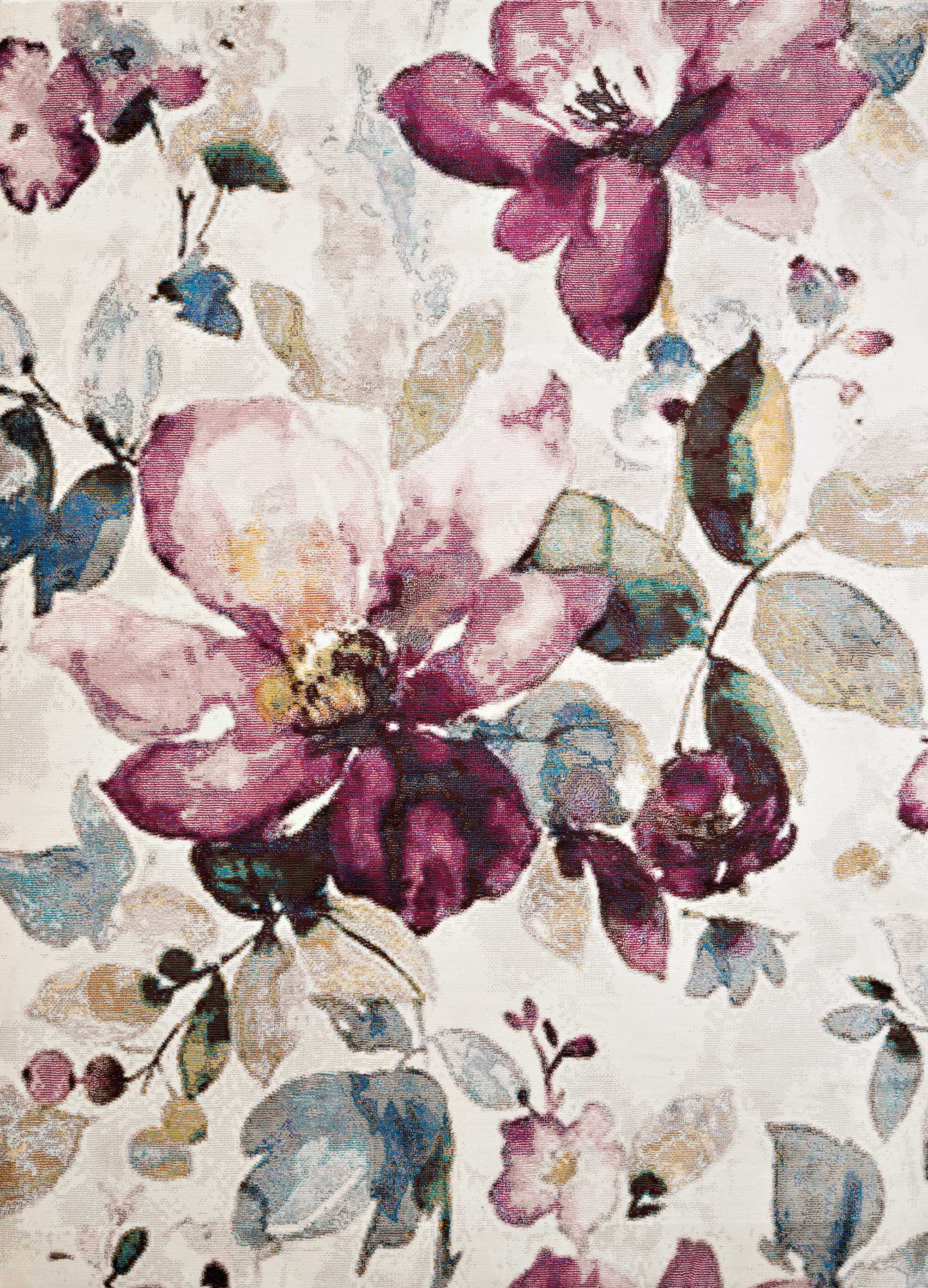 22" x 86" Multicolor Olefin / Polyester Runner Rug