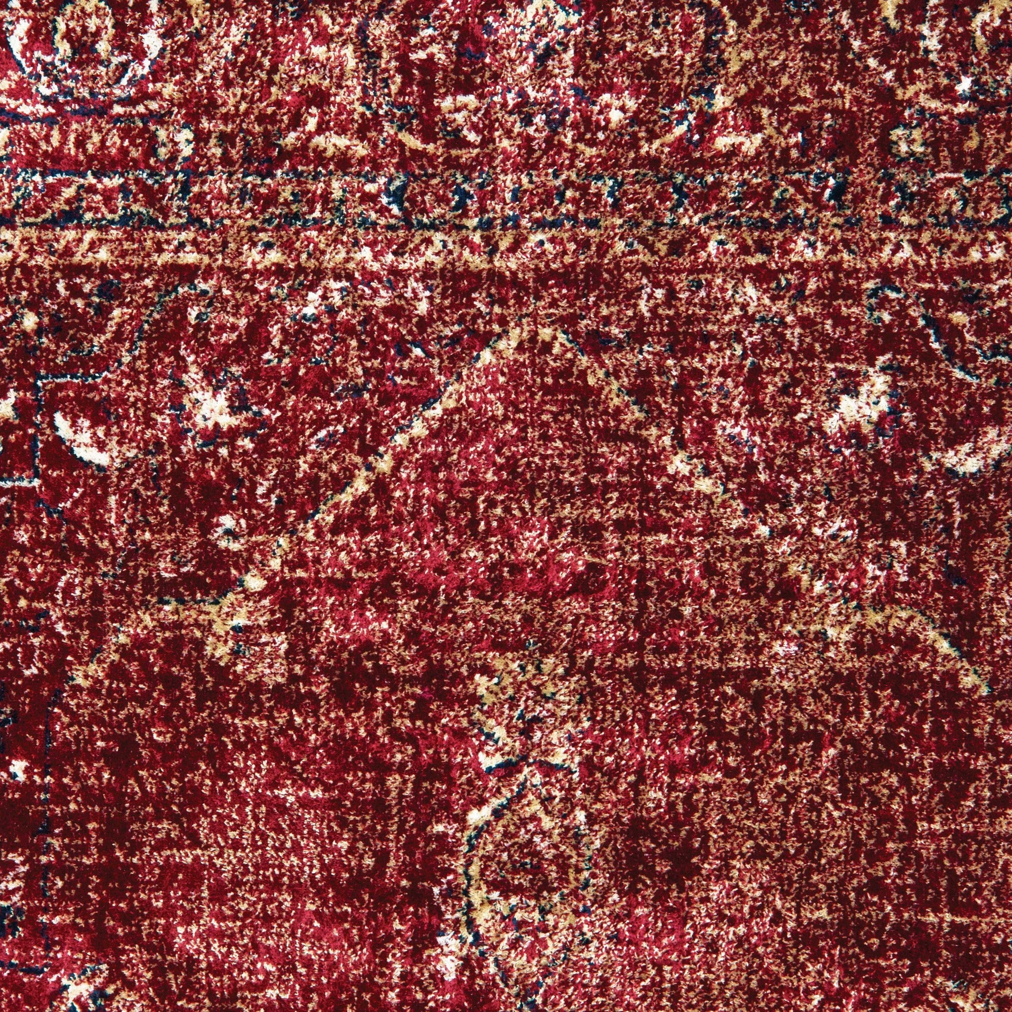 120" x 168" Red Viscose Oversize Rug