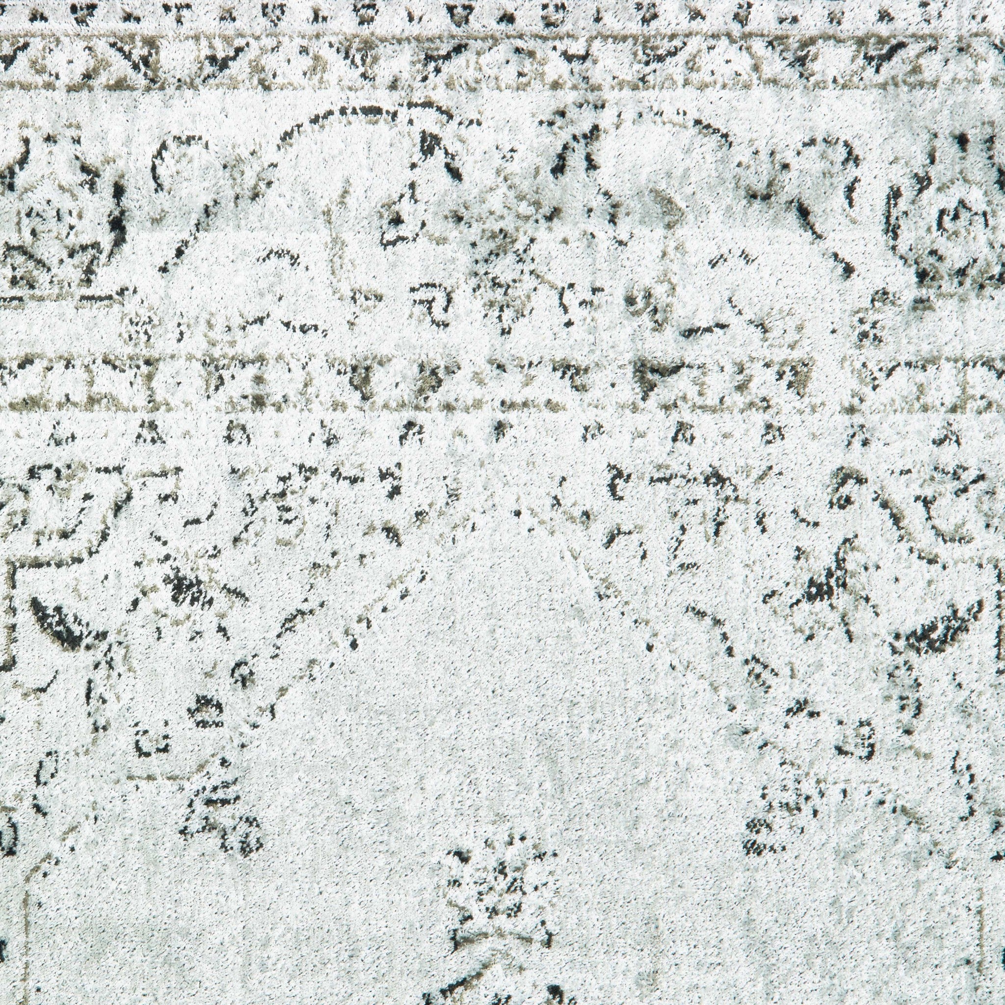 108" x 144" Silver Viscose Oversize Rug