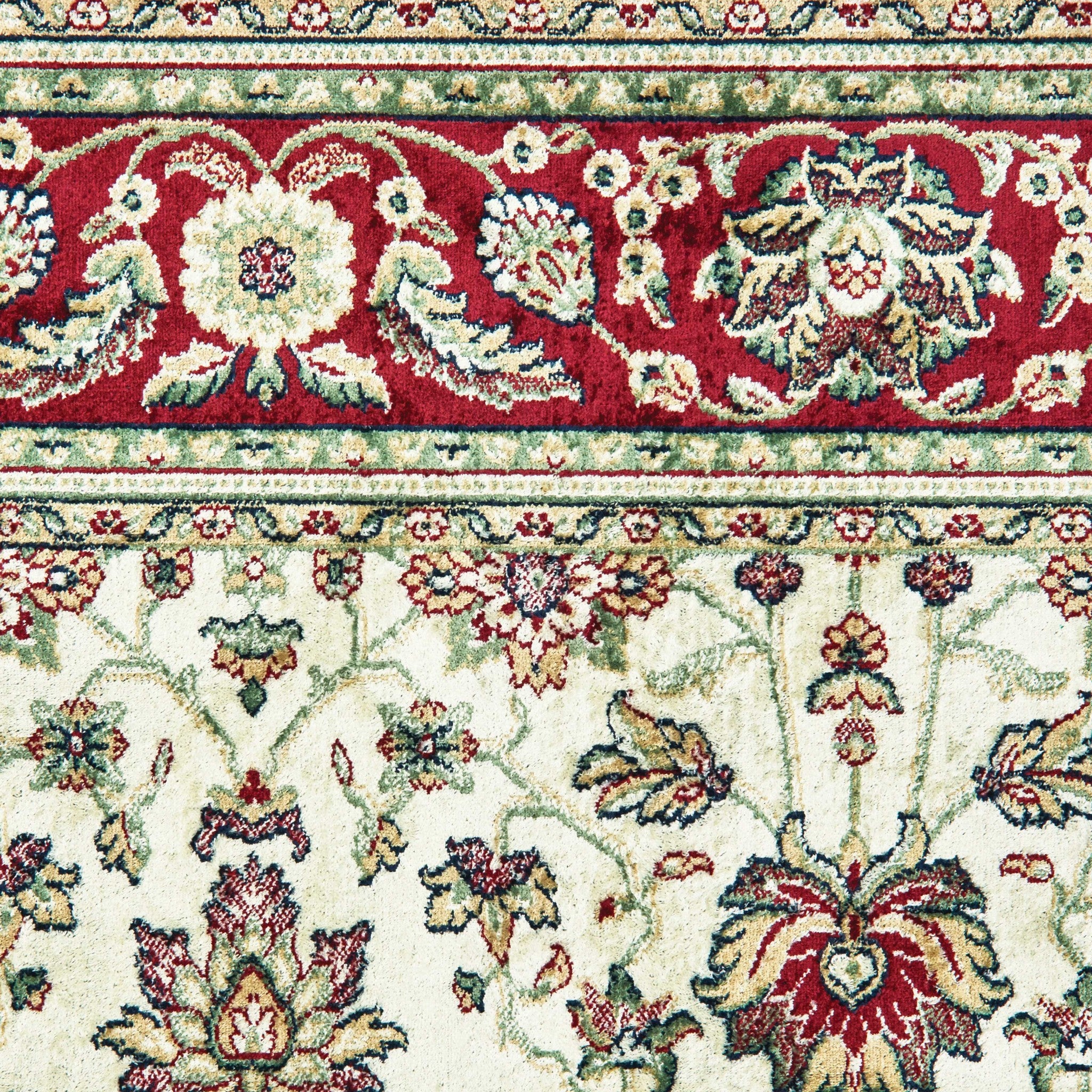 31" x 157" Ivory Viscose Runner Rug