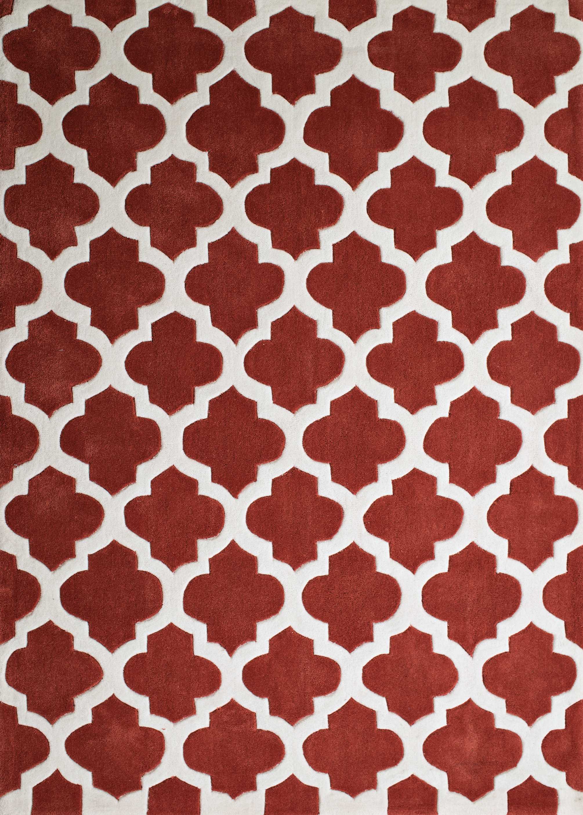 63" x 86" Copper Polyester Area Rug