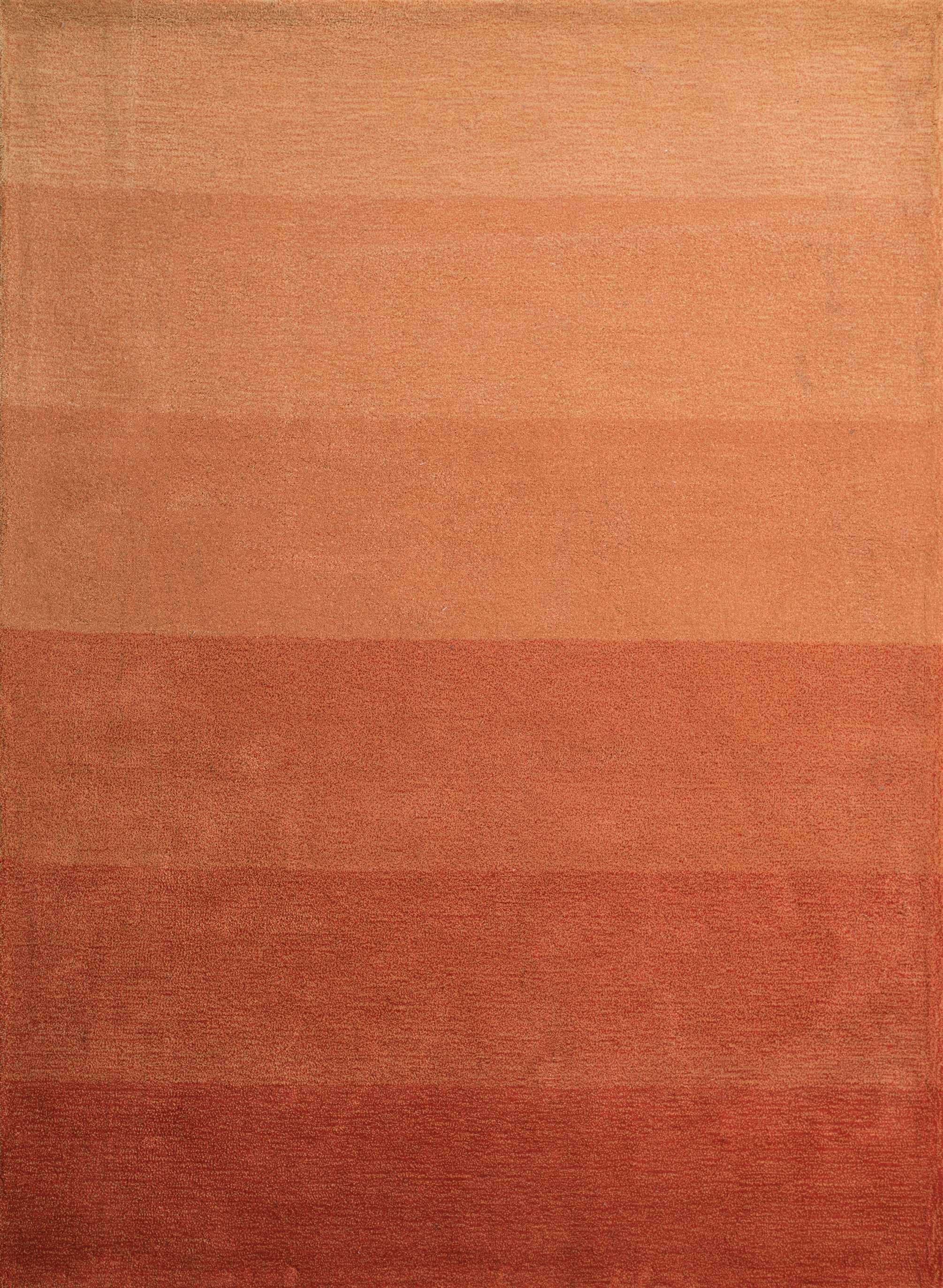94" x 126" Orange Polyester Oversize Rug