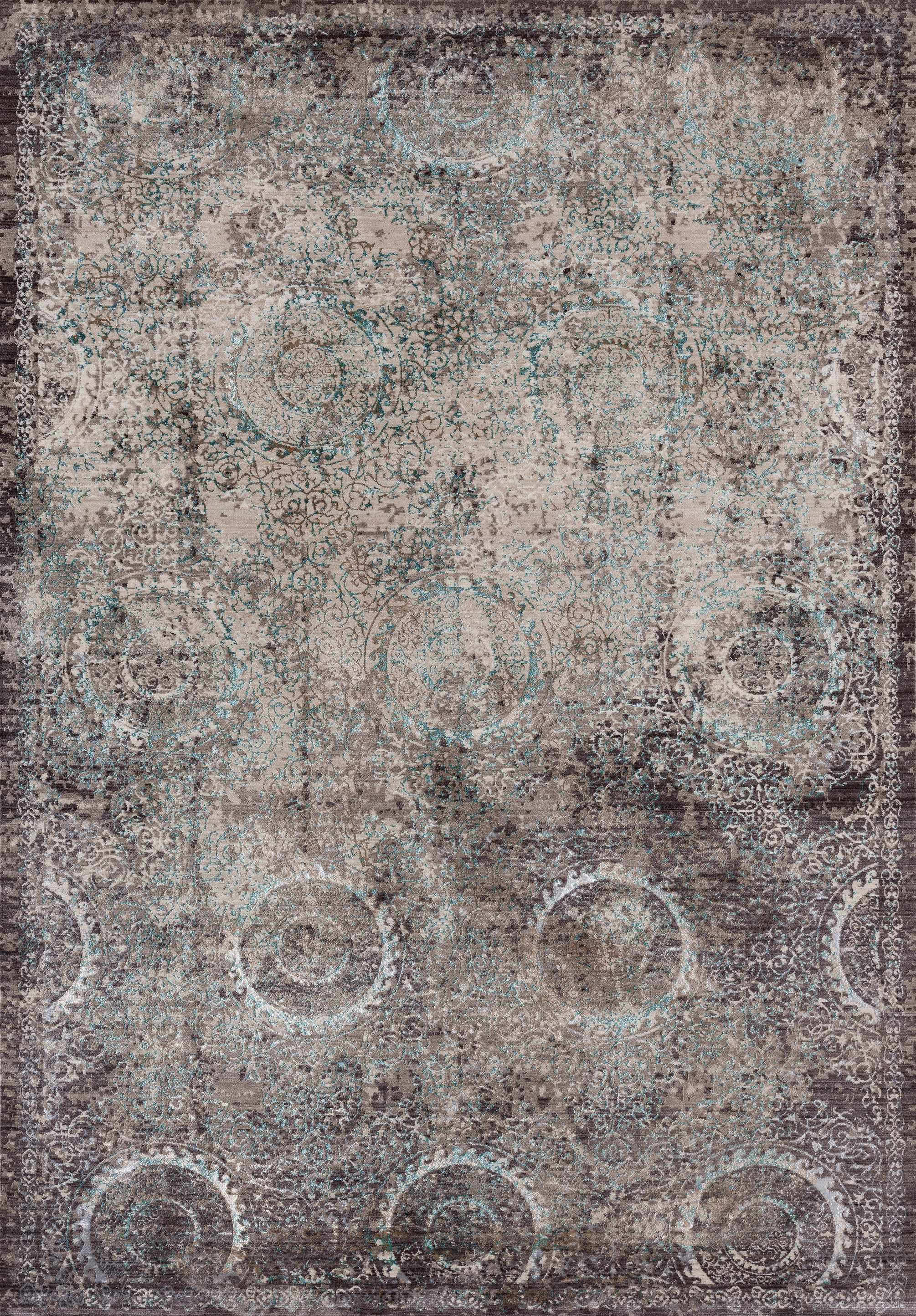 128" x 169" Multicolor Polyester Rug