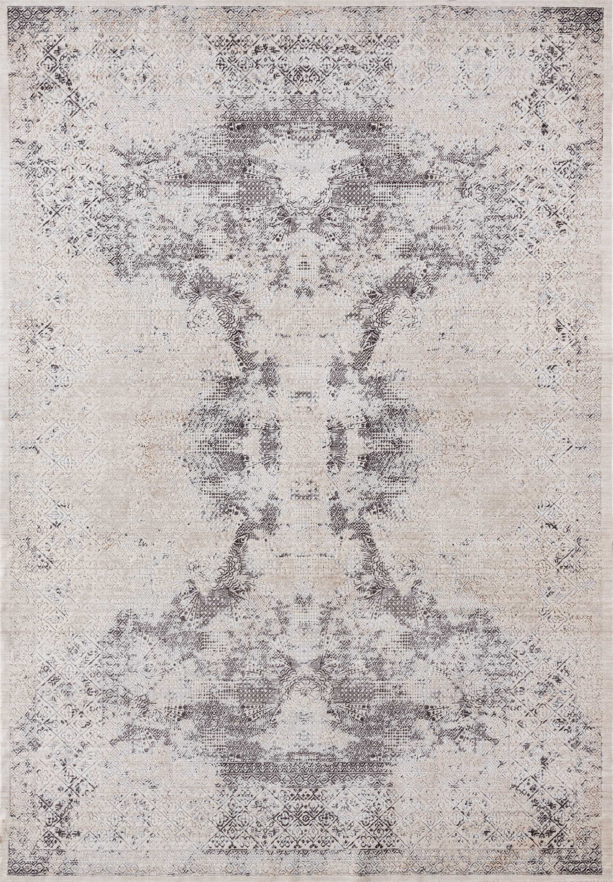 128" x 169" Bone Polyester Rug