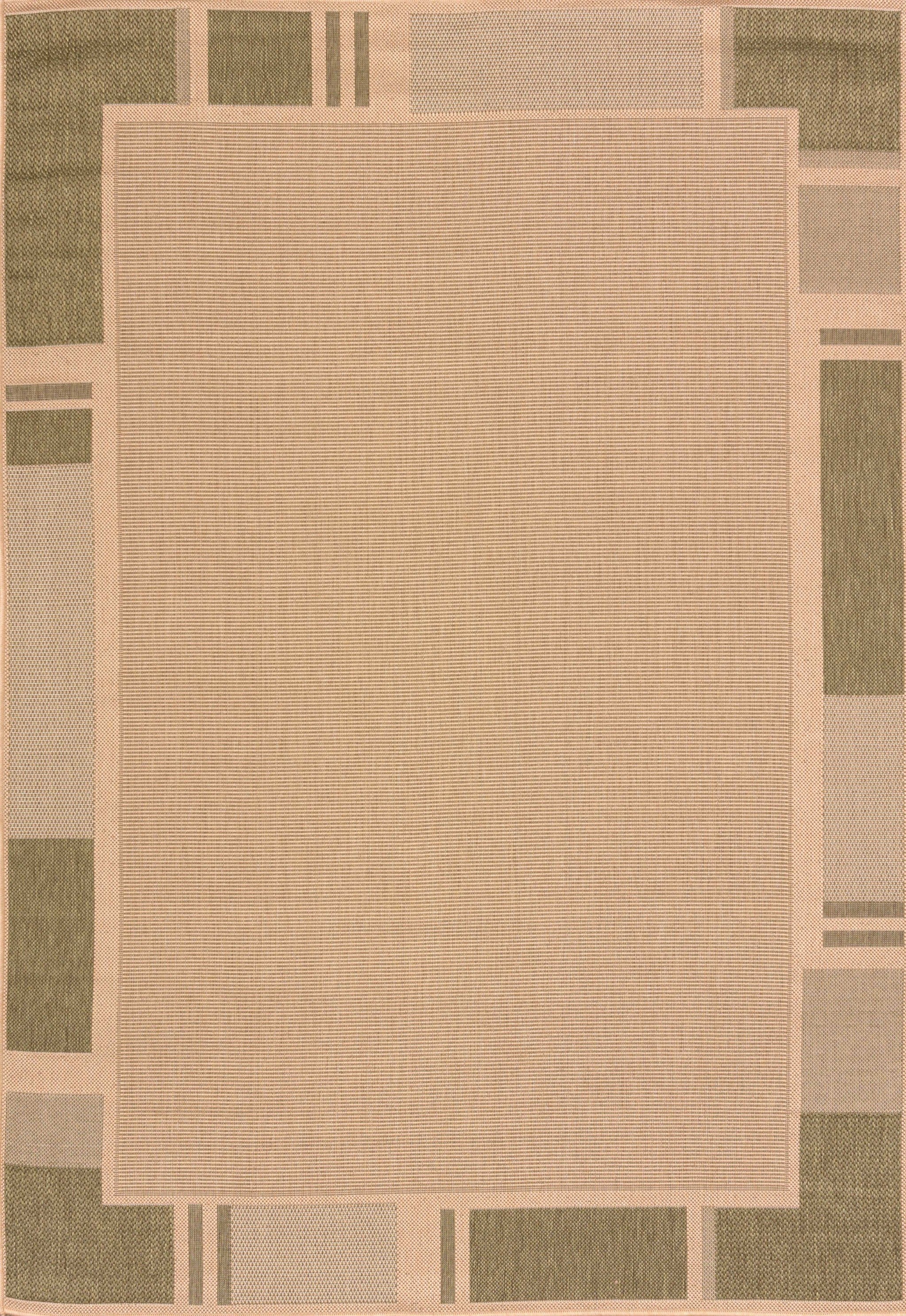 94" x 126" Green Polypropylene / Olefin Oversize Rug