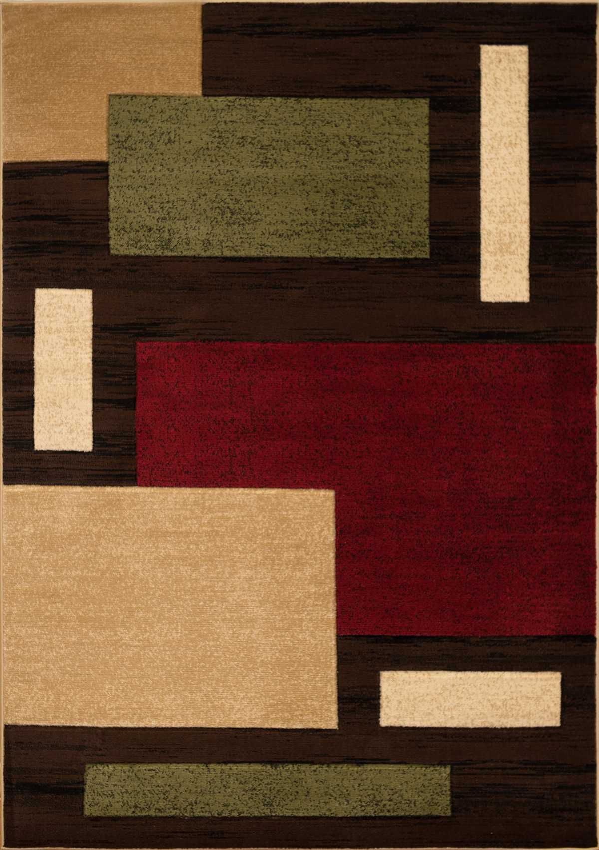 94" x 126" Multicolor Polypropylene Oversize Rug