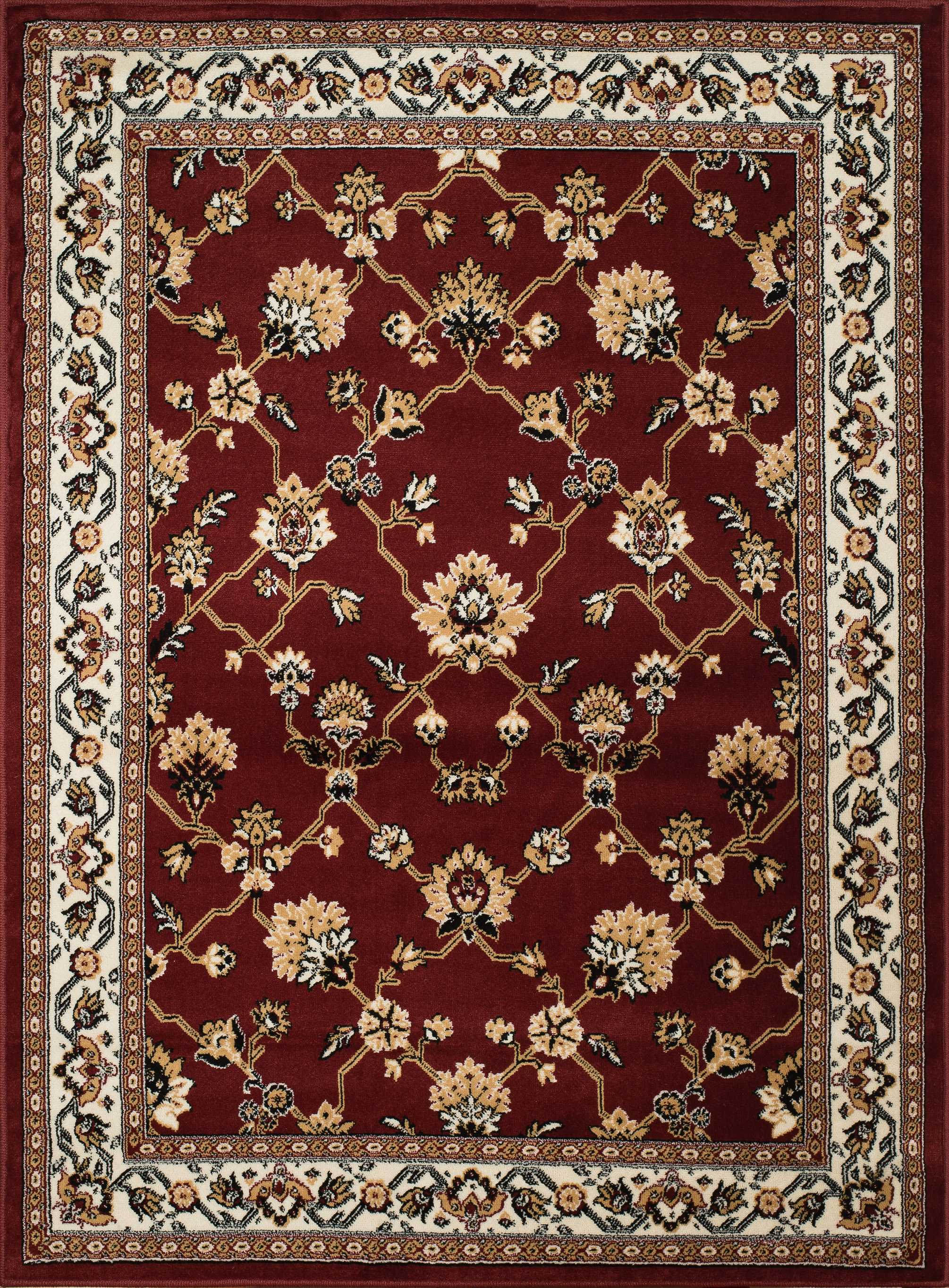 94" x 126" Scarlet Olefin Oversize Rug
