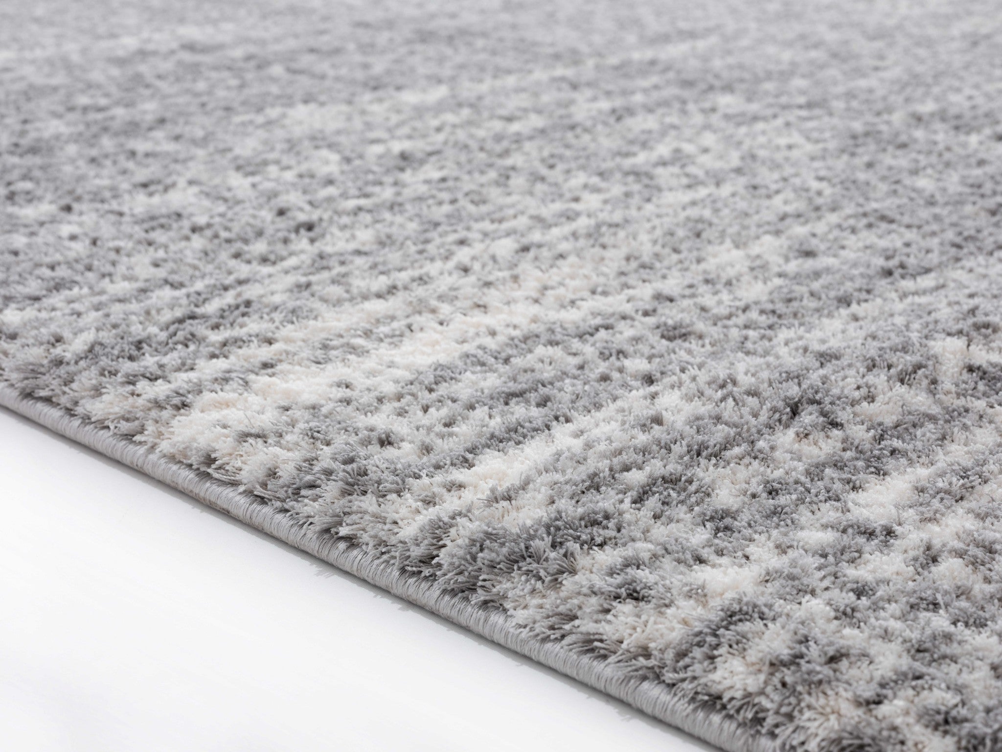 94" x 94" Grey Microfiber Polyester Round Rug