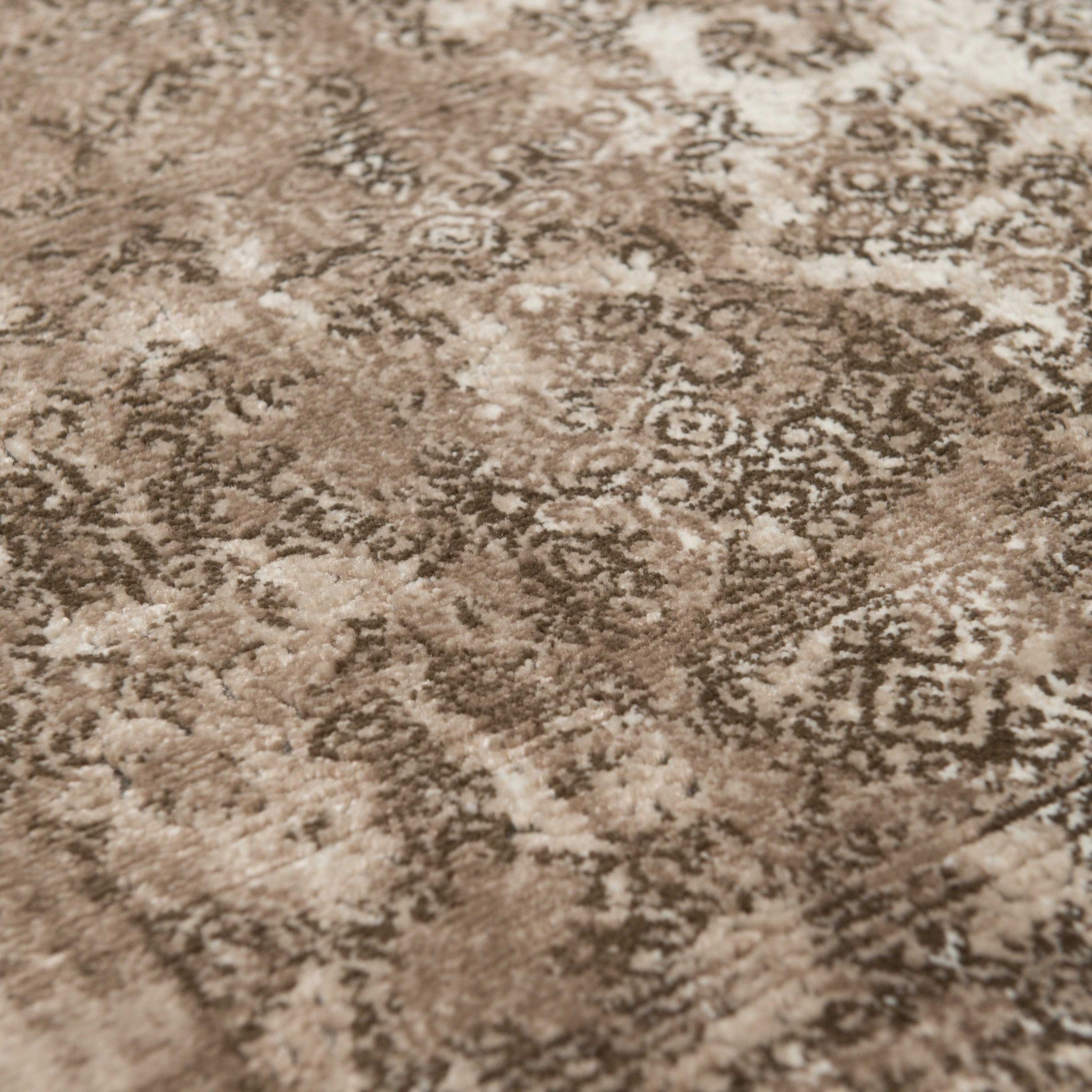 63" x 84" Multicolor Polypropylene / Polyester Area Rug