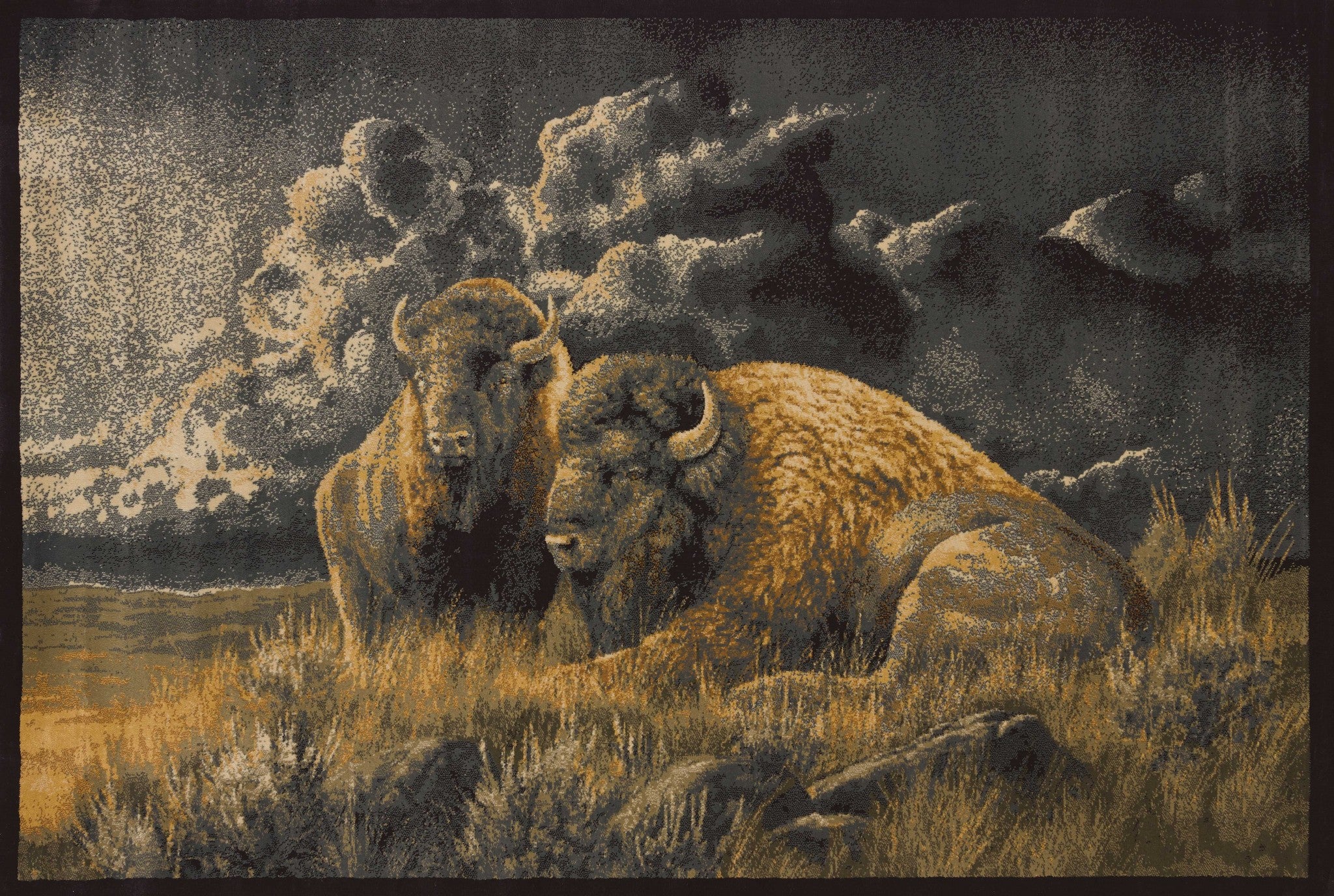 94" x 126" Natural Polypropylene Oversize Rug