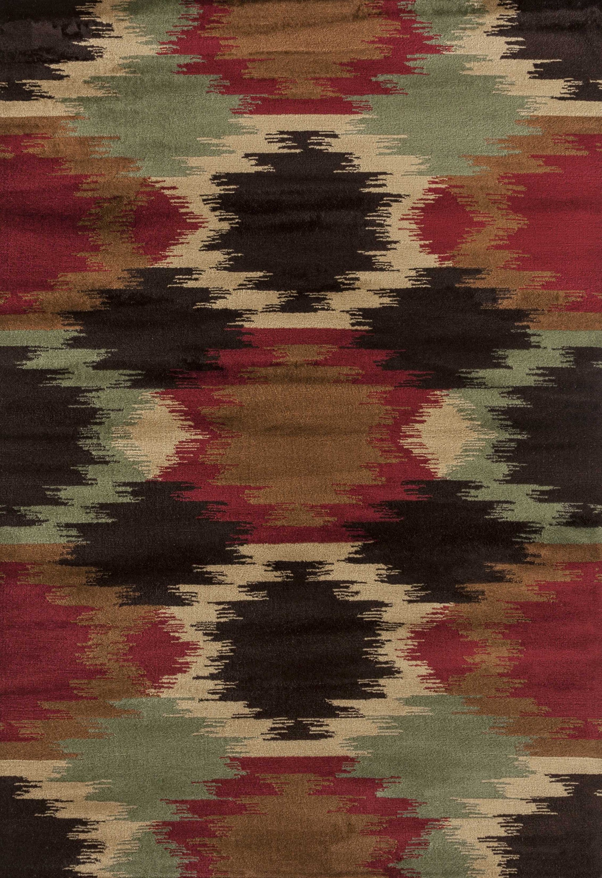 94" x 126" Multicolor Polypropylene Oversize Rug