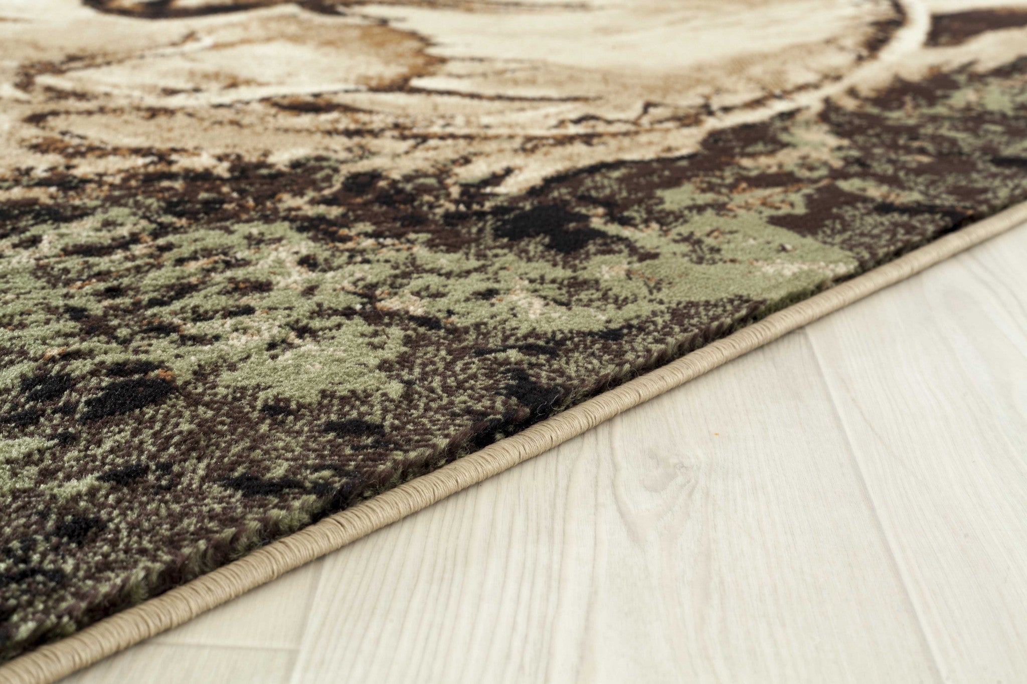 63" x 86" Multicolor Polypropylene Area Rug