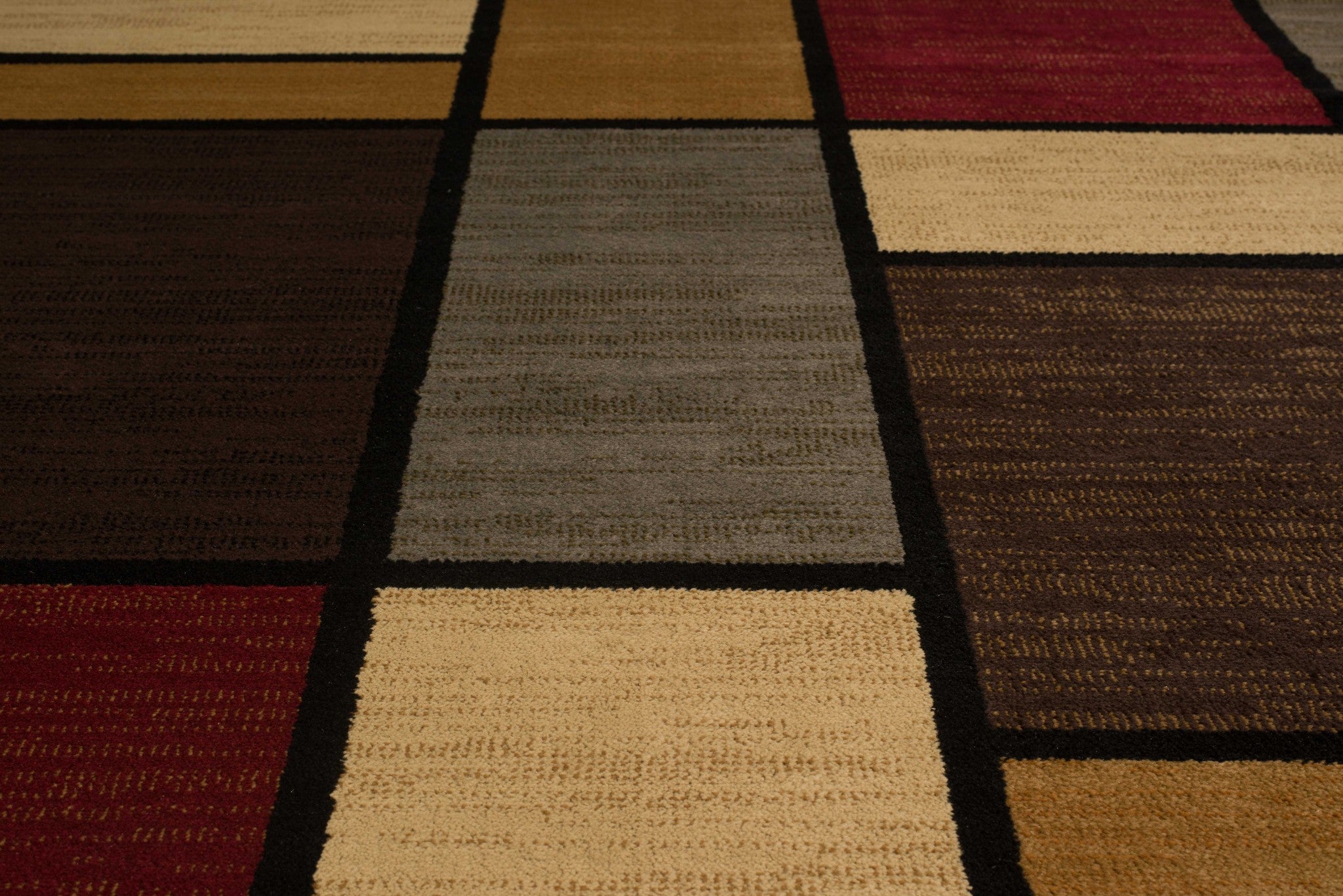 22" x 86" Multicolor Polypropylene Runner Rug