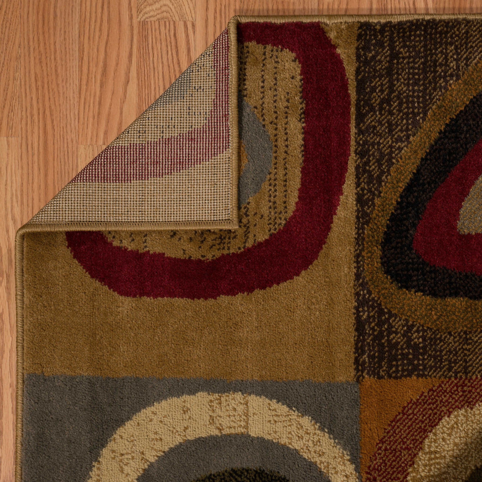 94" x 126" Multicolor Polypropylene Oversize Rug