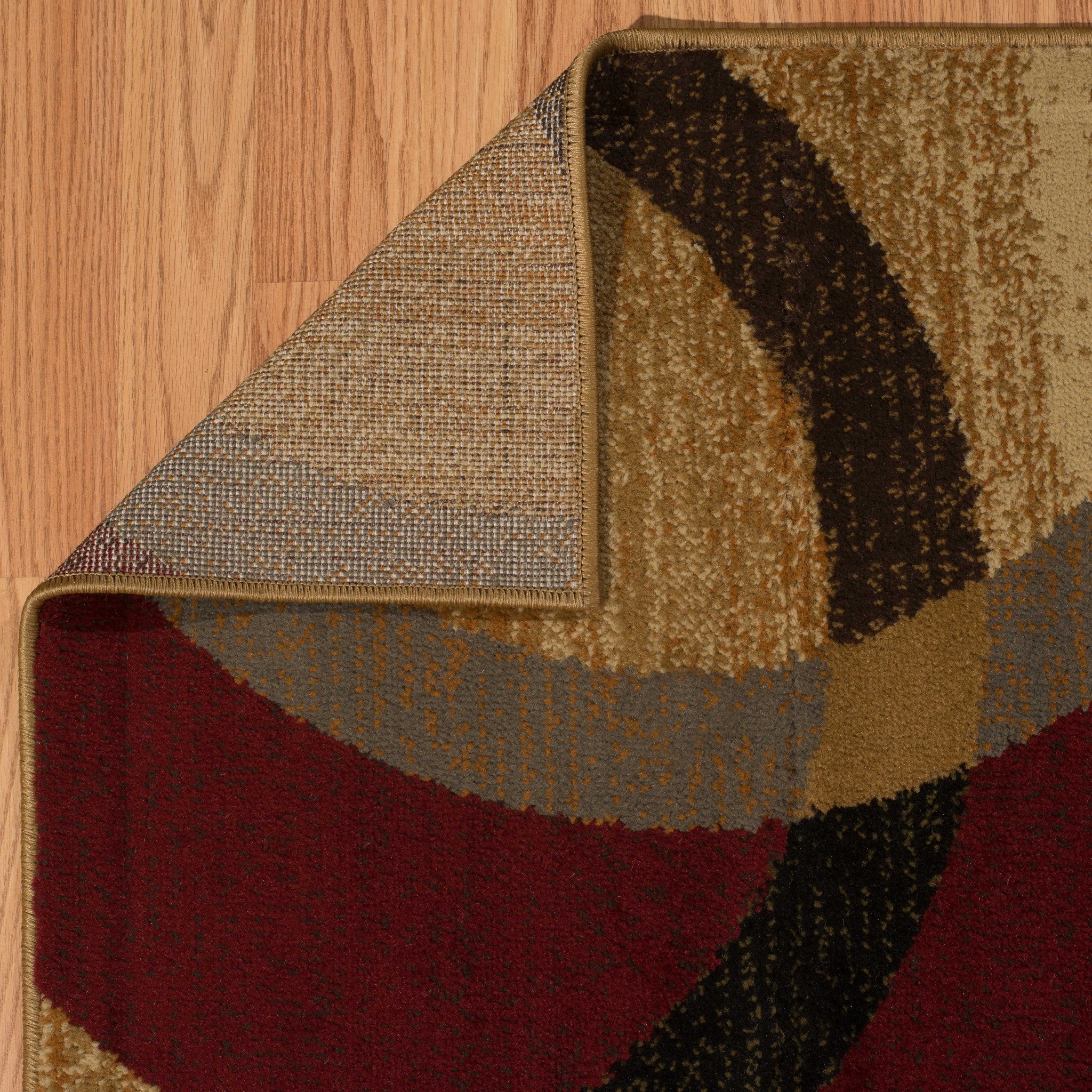 22" x 26" Gold Polypropylene Accent Rug