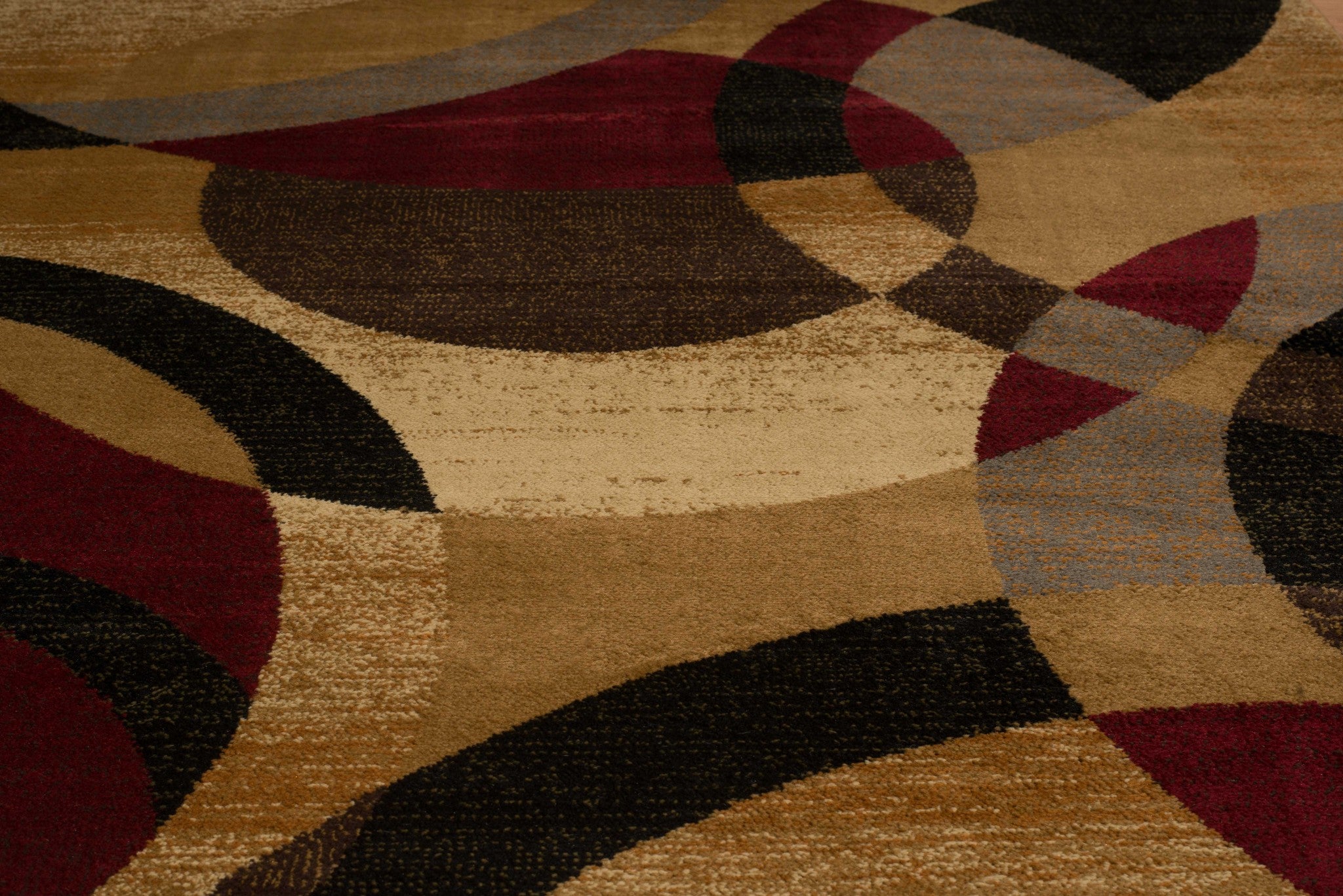 22" x 26" Gold Polypropylene Accent Rug