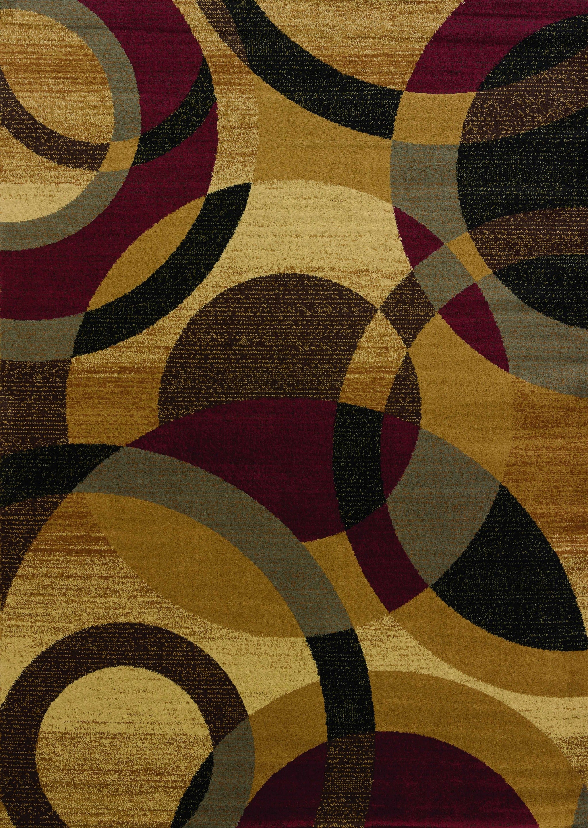 94" x 126" Gold Polypropylene Oversize Rug