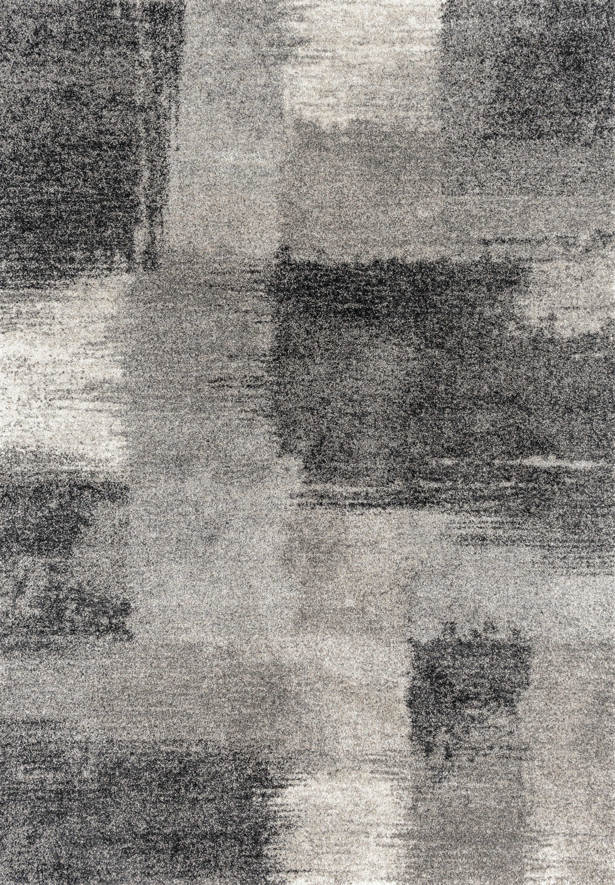 94" x 126" Grey Polypropylene Oversize Rug