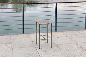 14" X 14" X 28" Stainless Steel Bar Stool