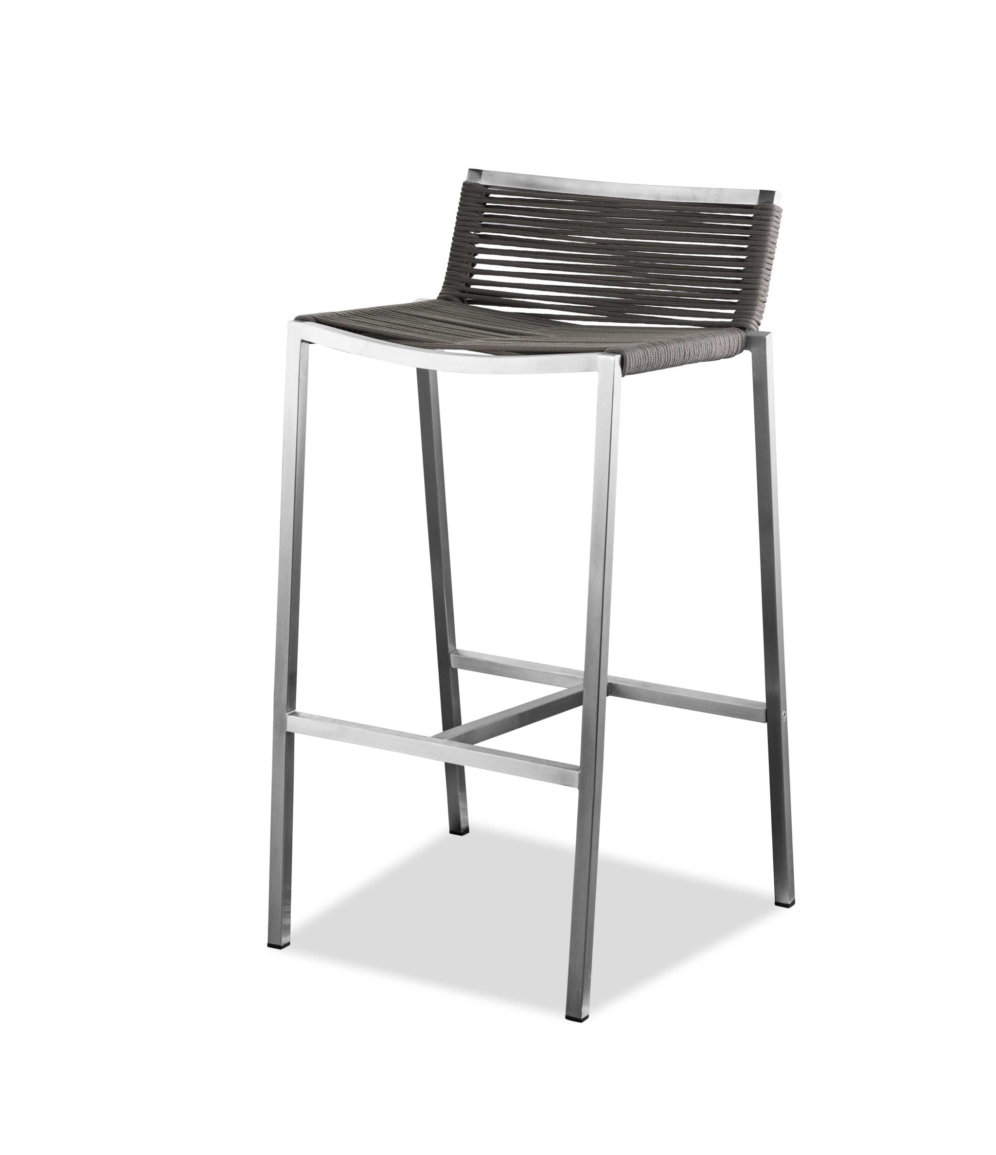 18" X 16" X 33" Stainless Steel Bar Stool