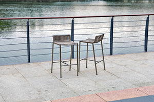 18" X 16" X 33" Stainless Steel Bar Stool