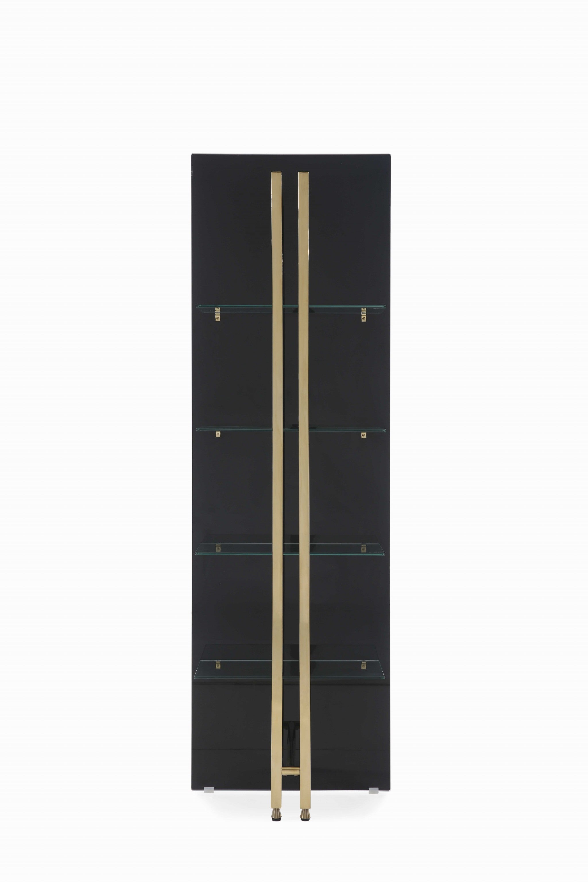 24" X 13" X 77" Back Glass Bookshelf