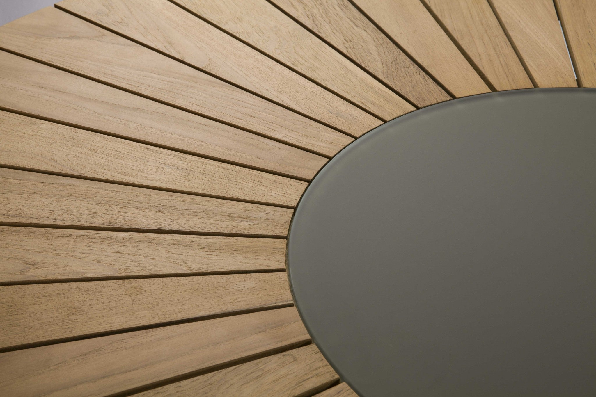 63" X 29" Clear Teak Dining Table