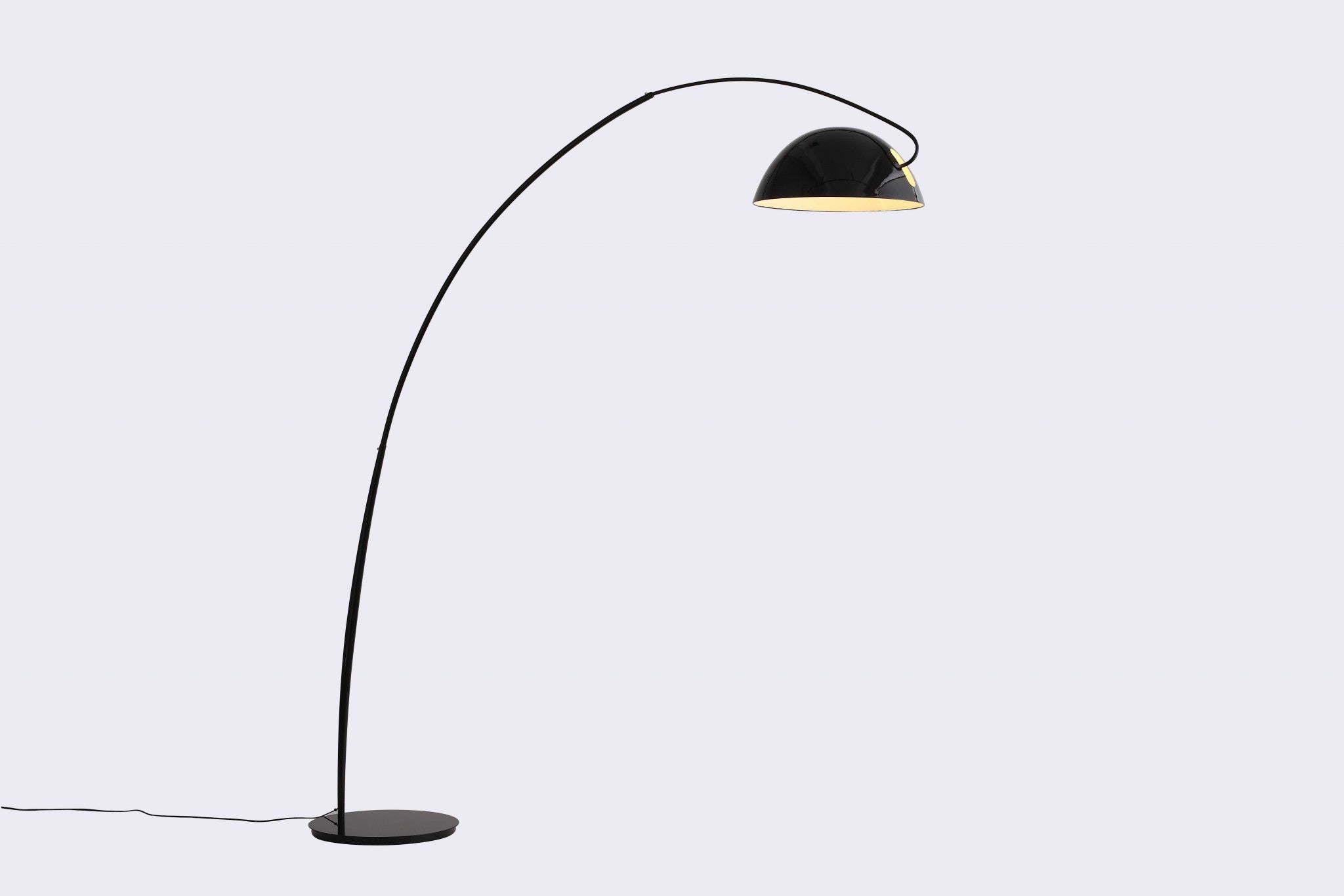 79" X 90.5" Black Aluminum Floor Lamp