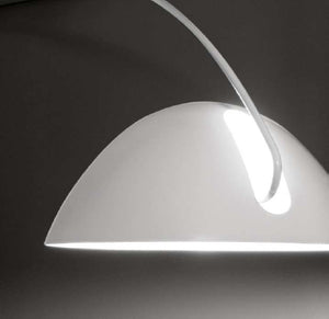 79" X 90.5" White Carbon Floor Lamp