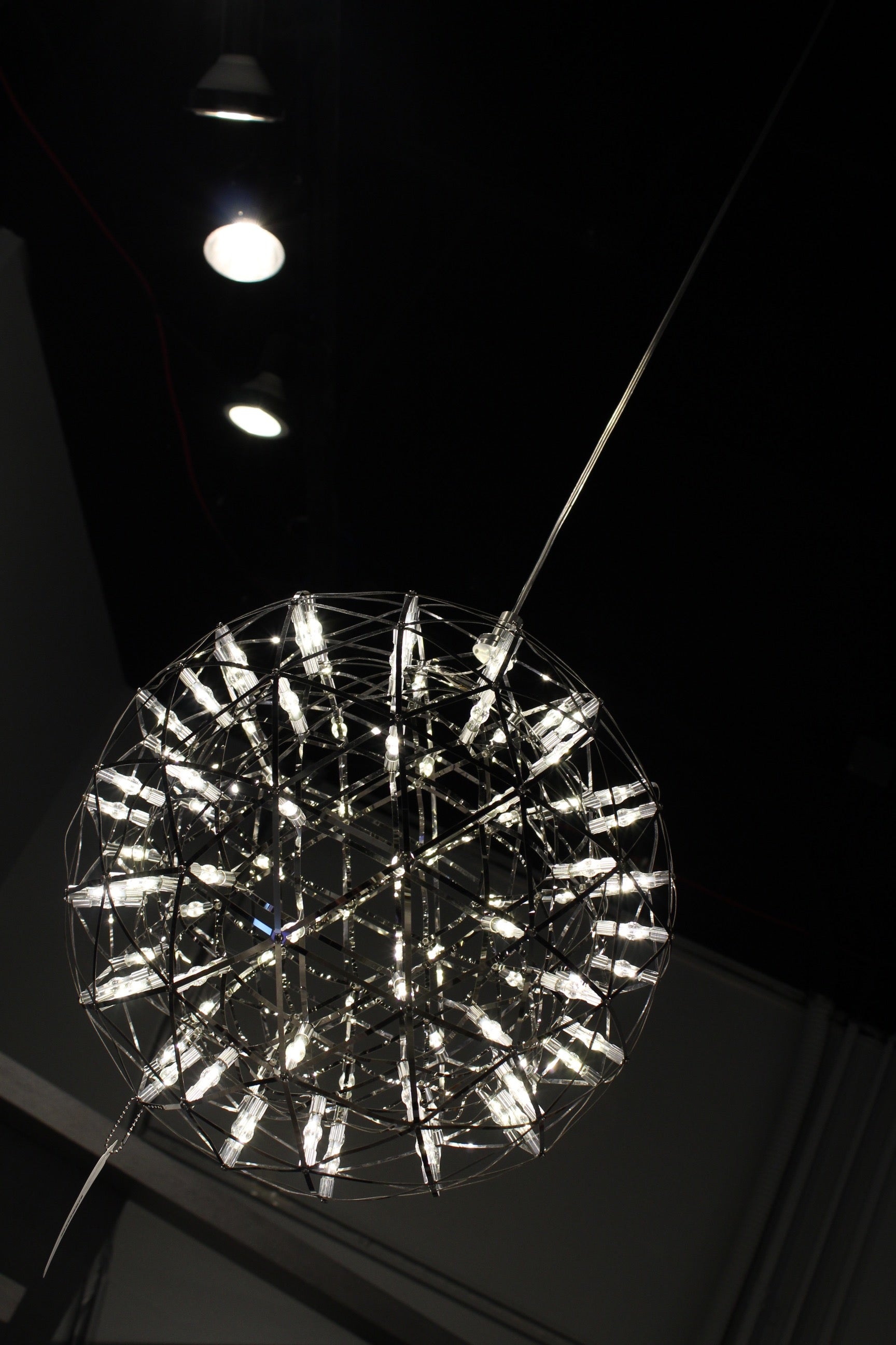 17" X 17" X Stainless Steel Pendant Lamp