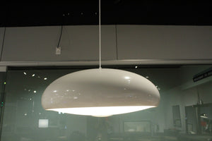 23.5" X 23.5" X White Aluminum Pendant Lamp