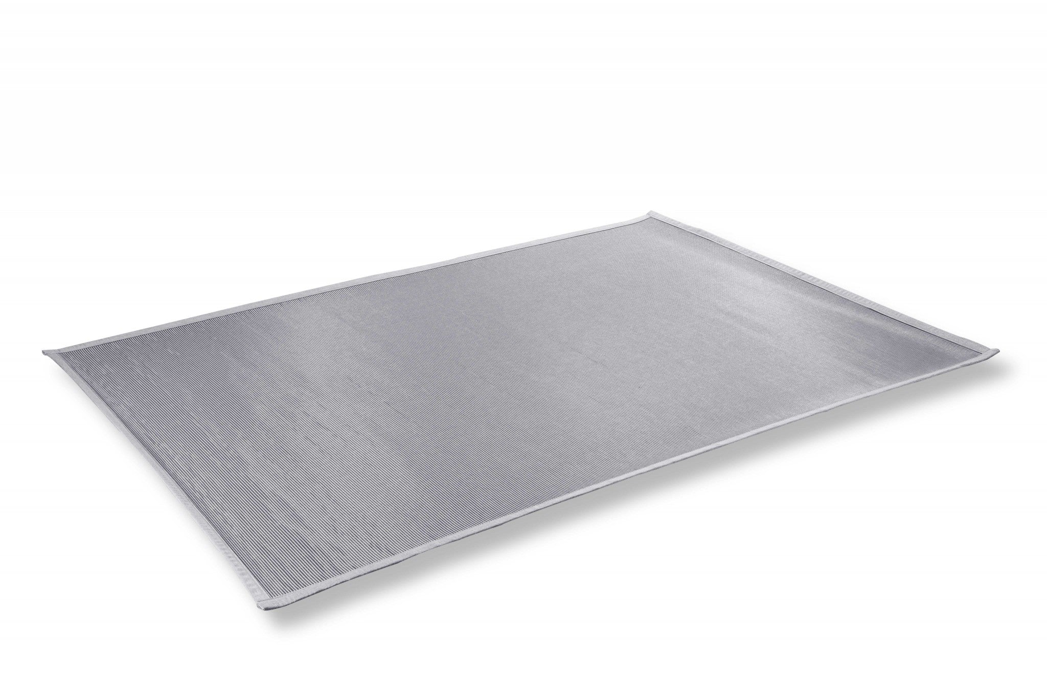 79" X 55" Light Gray Sunbrella Indoor Outdoor Large Rug