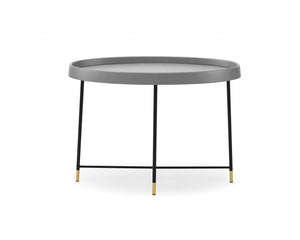 29.5" X 16" X 21" Black Metal Side Table
