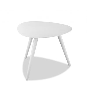 27" X 24" X 16" Powder Aluminum Side Table