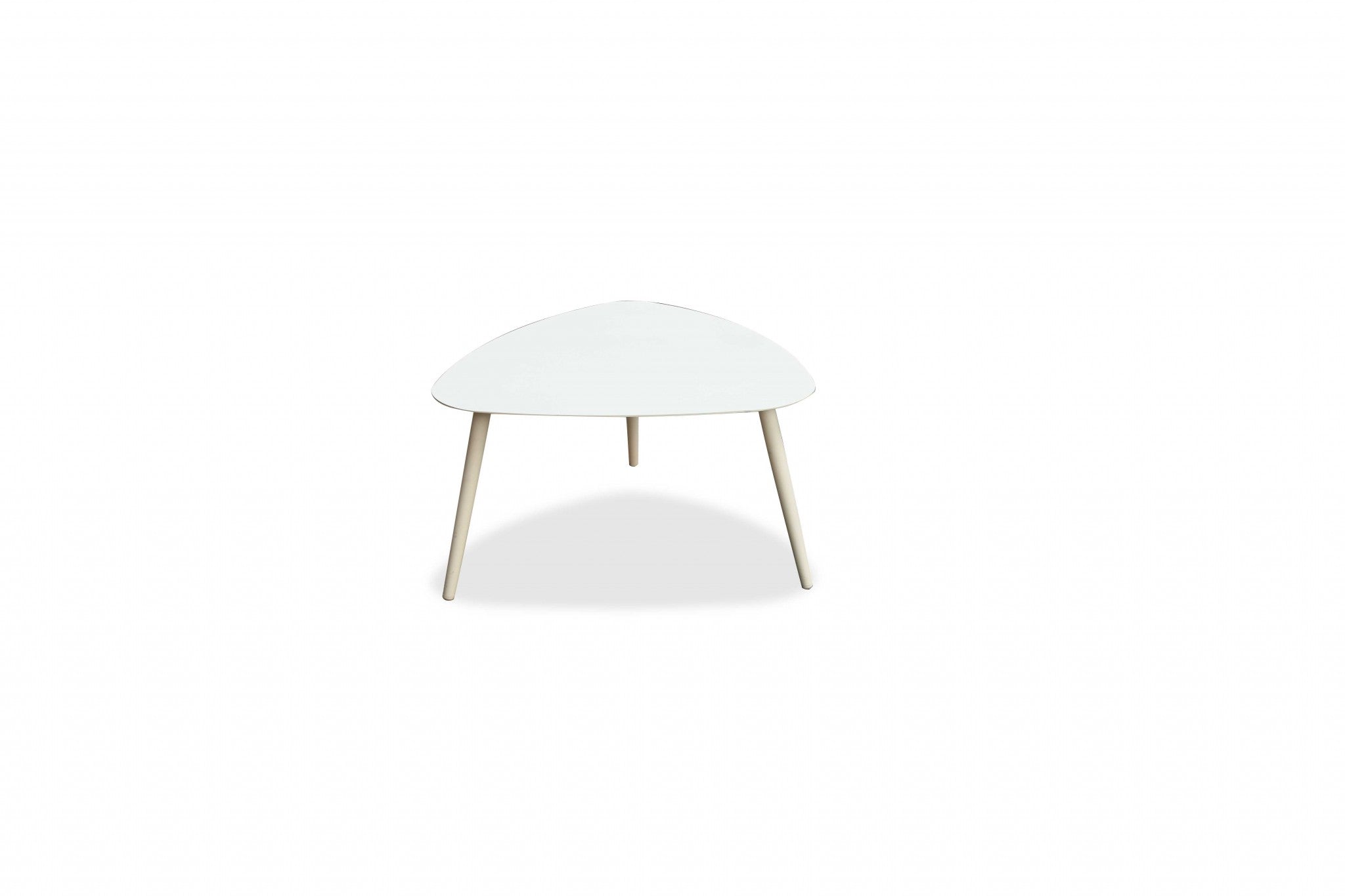 27" X 24" X 16" Powder Aluminum Side Table
