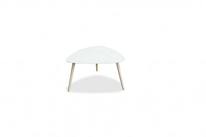 27" X 24" X 16" Powder Aluminum Side Table