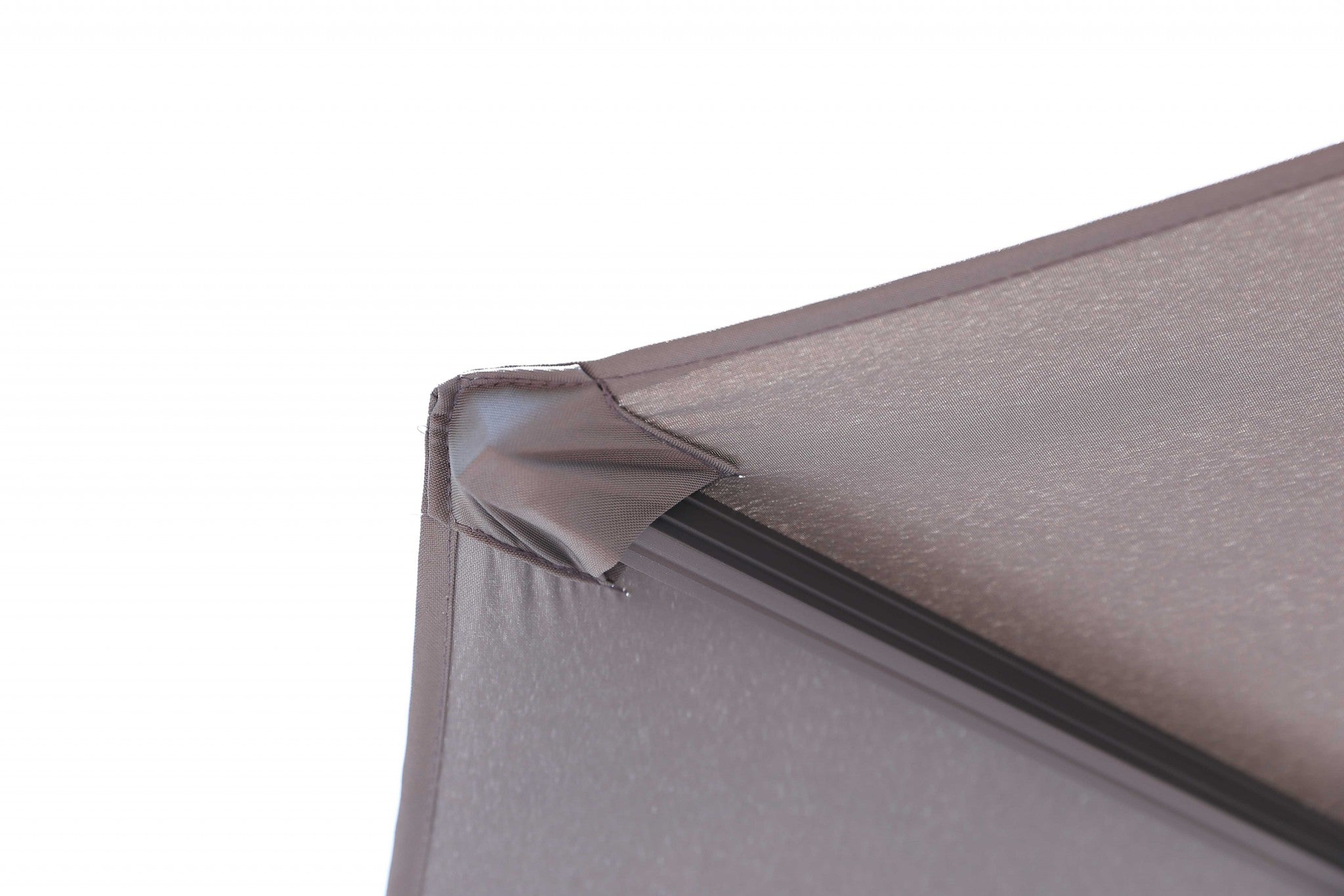 118" X 118" X 97" Gray Steel Standing Umbrella