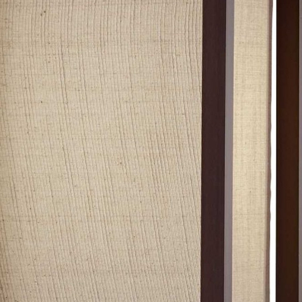 Floor Lamp with Natural Wood Finish Storage Shelves