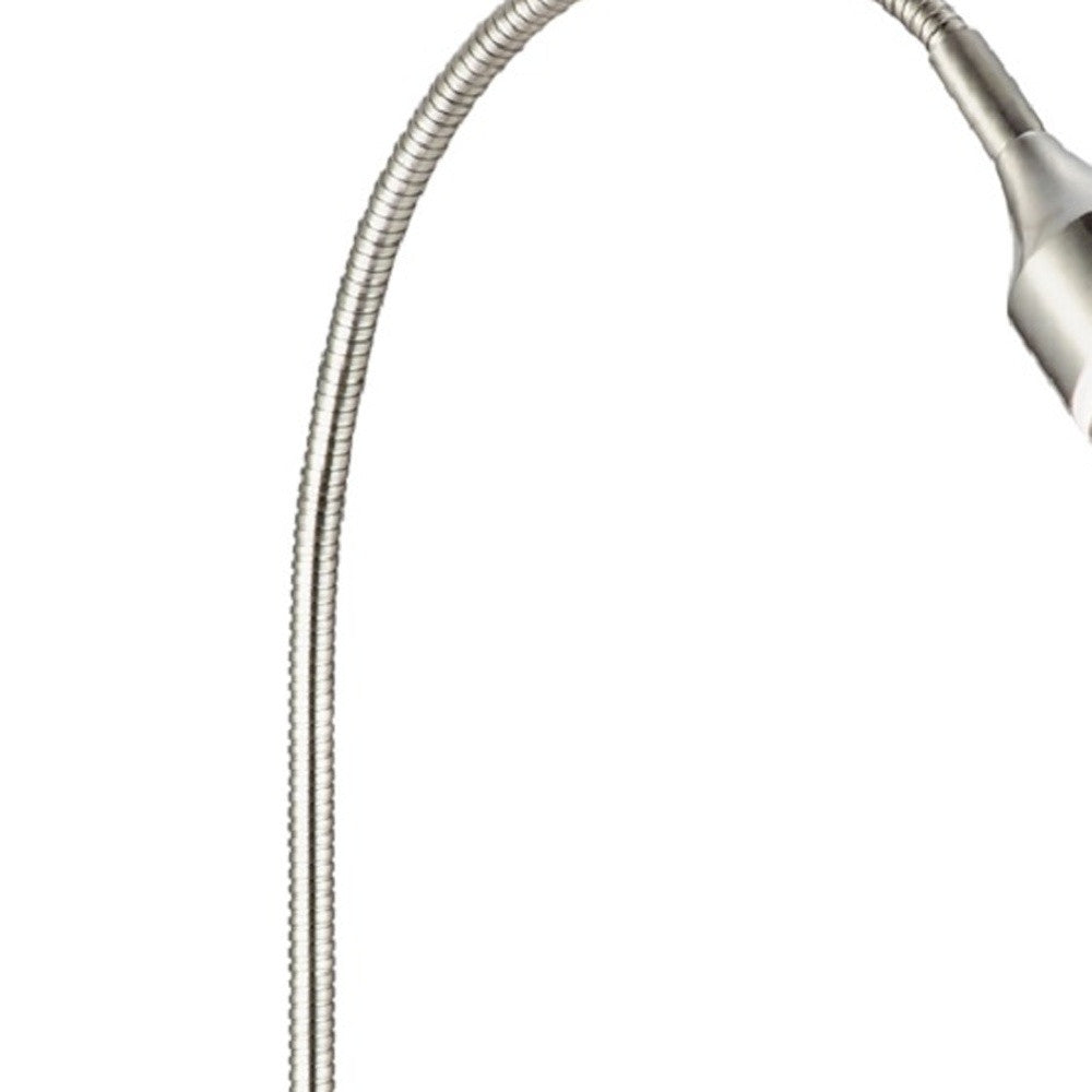 Matte Black Metal LED Adjustable Desk Lamp