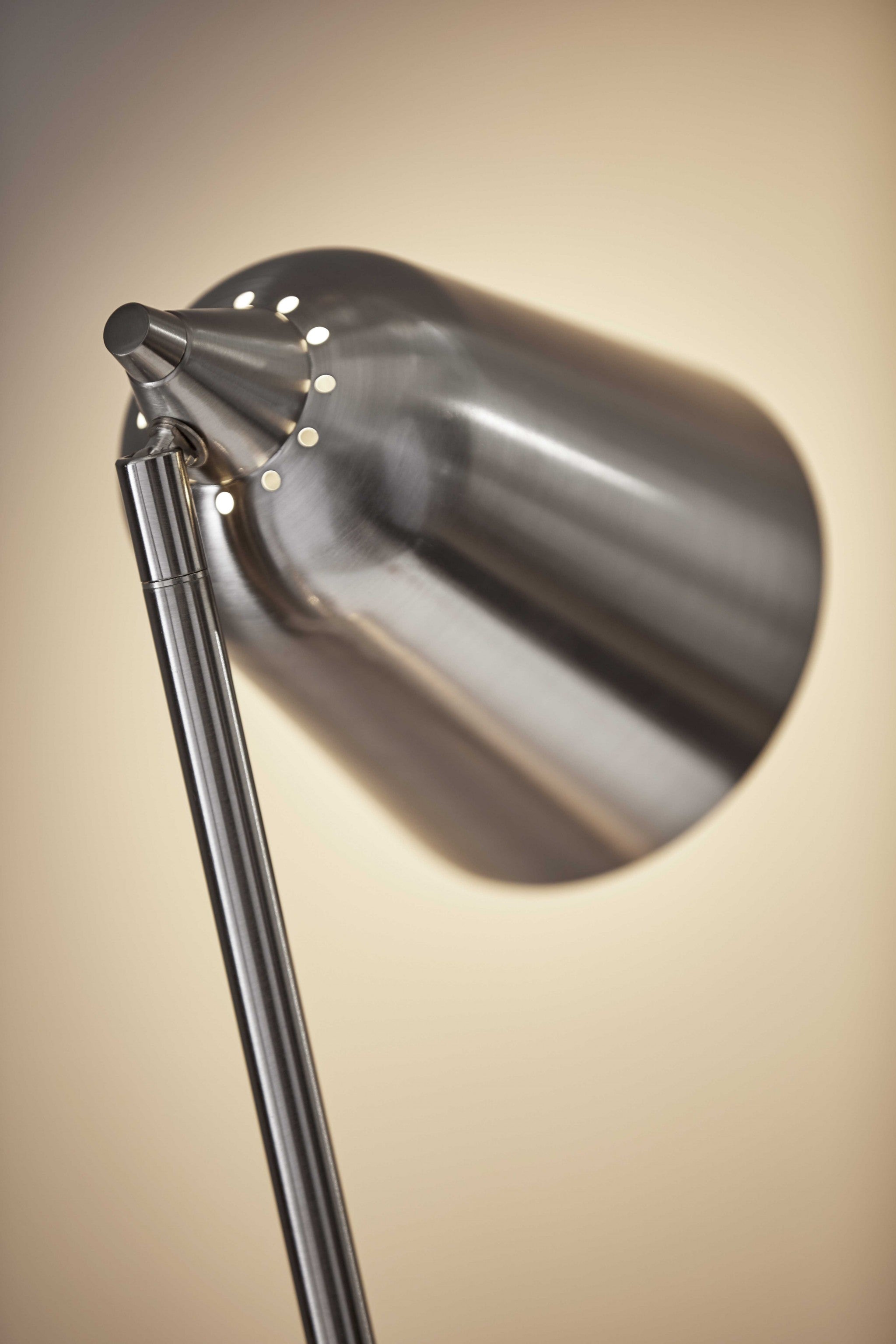 16" X 15" X 57.5" Black Metal Floor Lamp