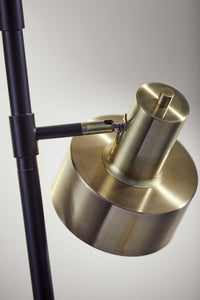 18.5" X 11" X 66.5" Brass Metal Tree Lamp