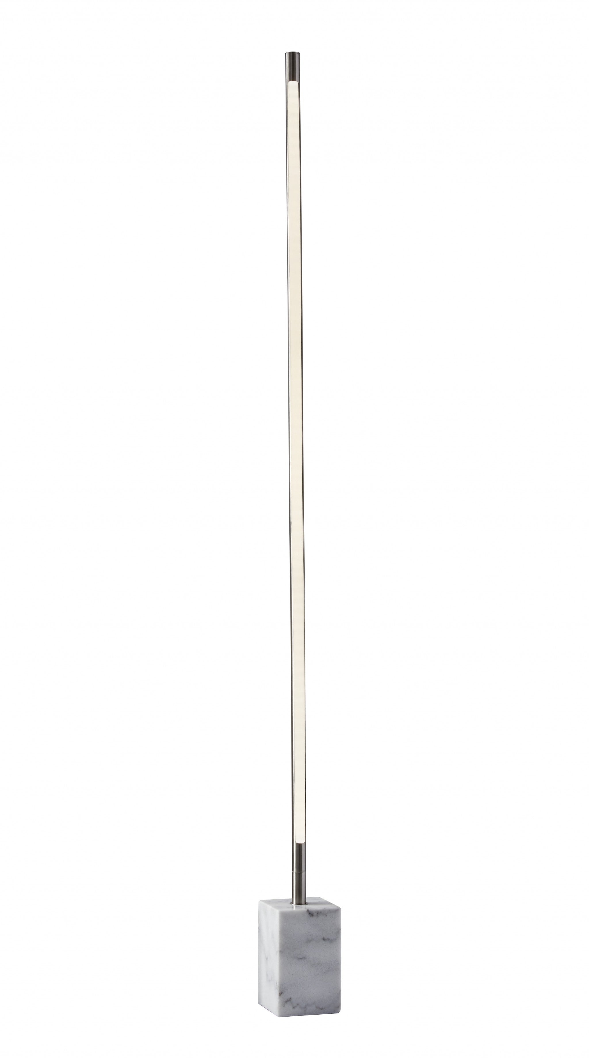 4.5" X 7" X 65" Brushed steel Marble LED Wall Washer